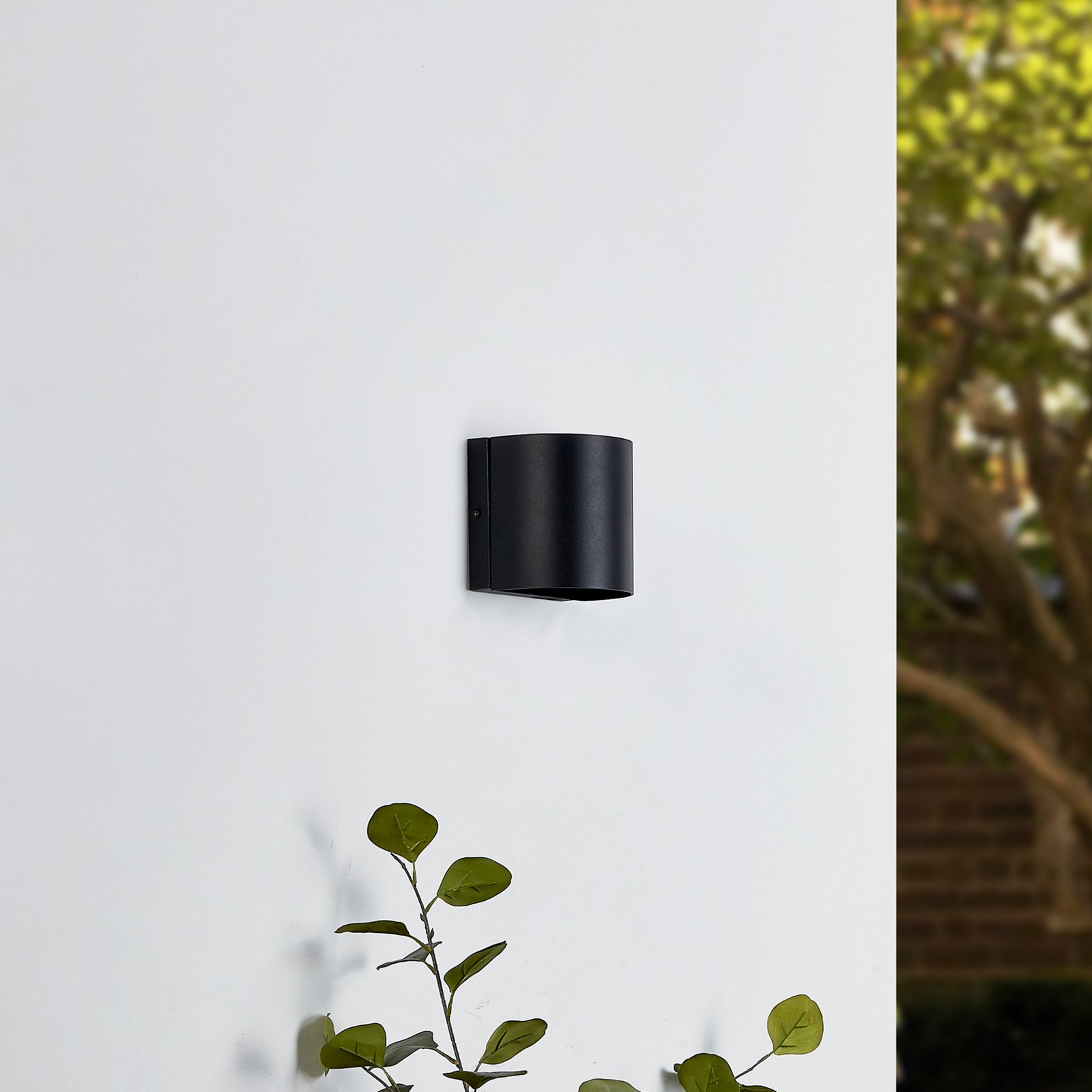 Gladis LED Aplique Exterior Black - Lindby