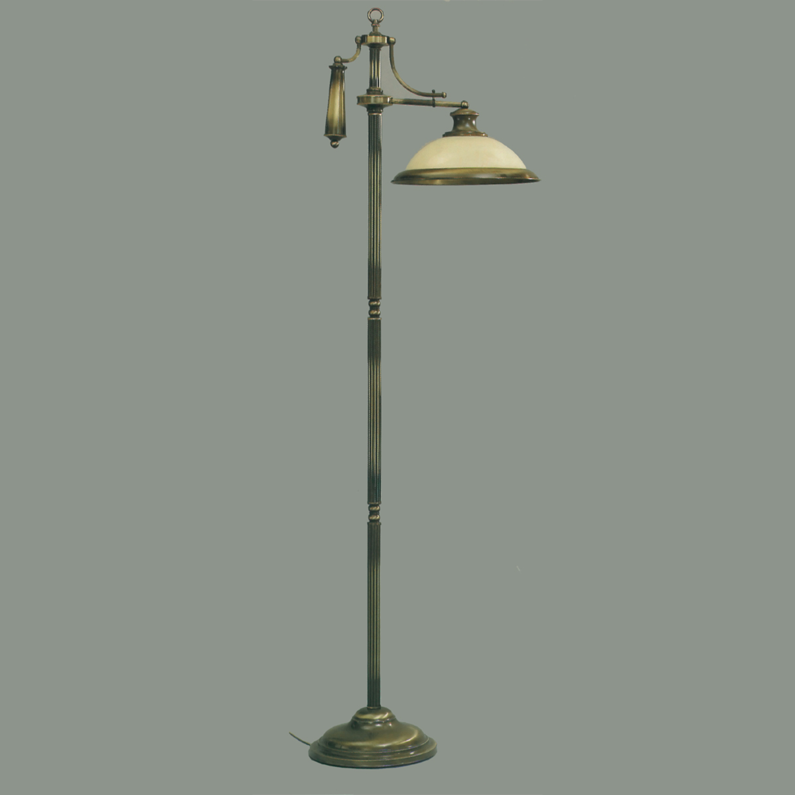 Orion Valentina Floor Lamp Rustic, for Living / Dining Room, Solid metal, glass, E27, 60 W, energy efficiency: A++, H: 170 cm