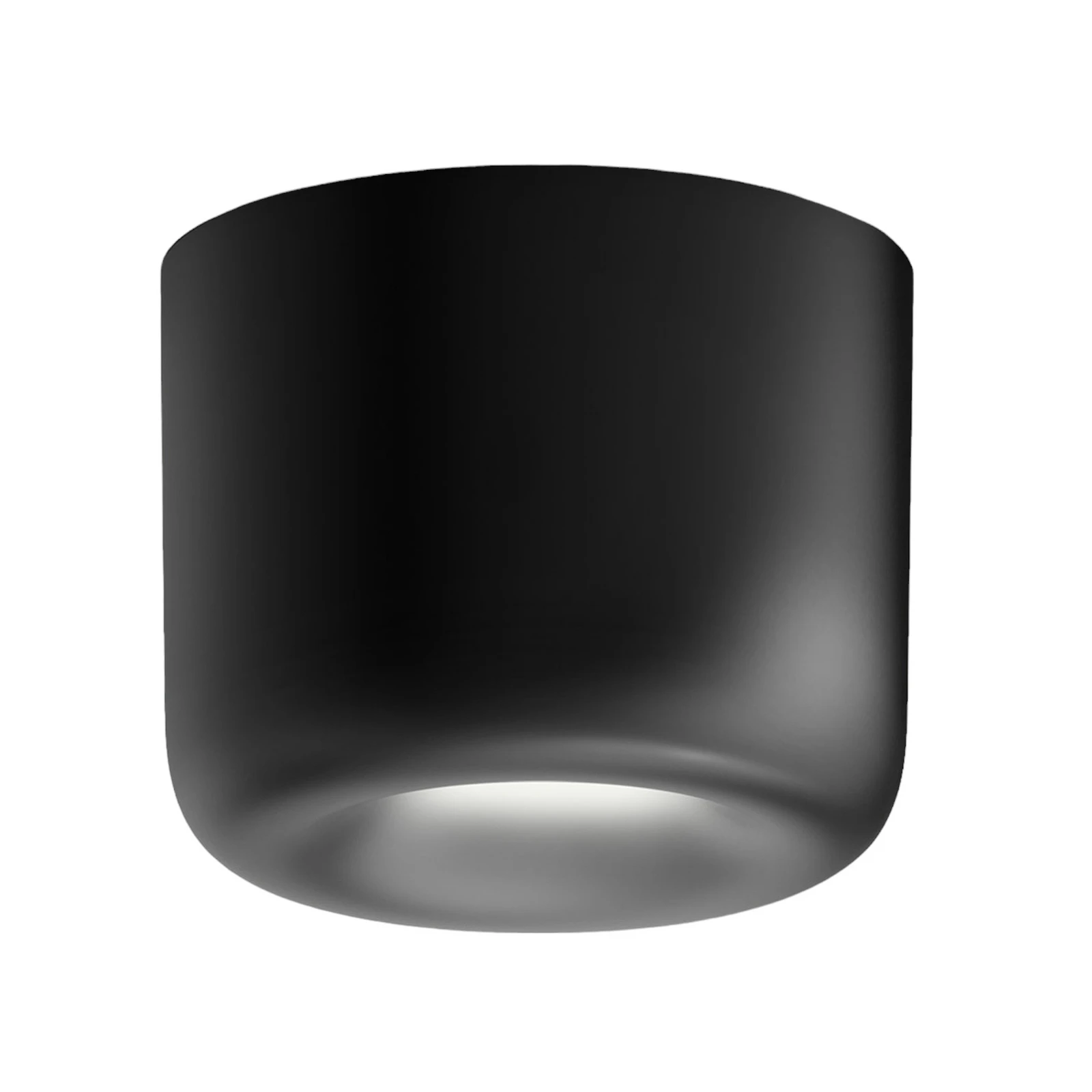 serien.lighting Cavity Ceiling S, negro