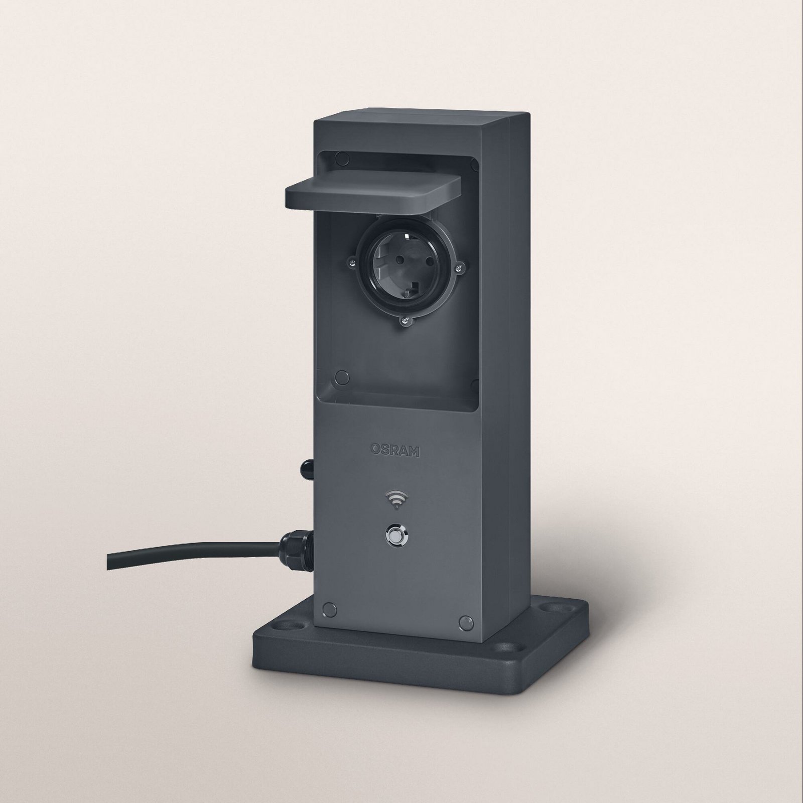 OSRAM SMART+ Multiprise WiFi, anthracite, IP44, 2 prises