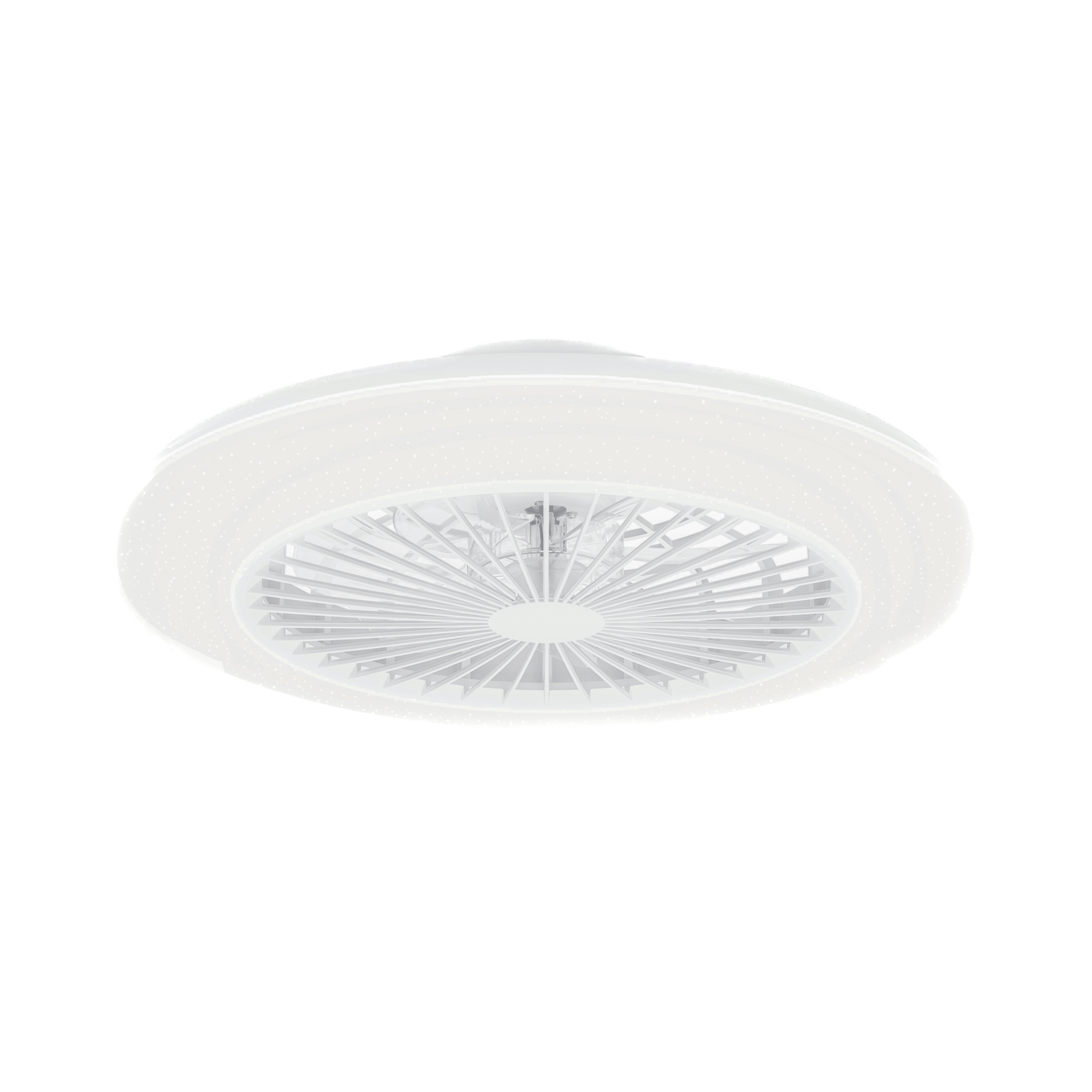 Amigo LED-Deckenventilator weiß glänzend 49 cm CCT - Philips