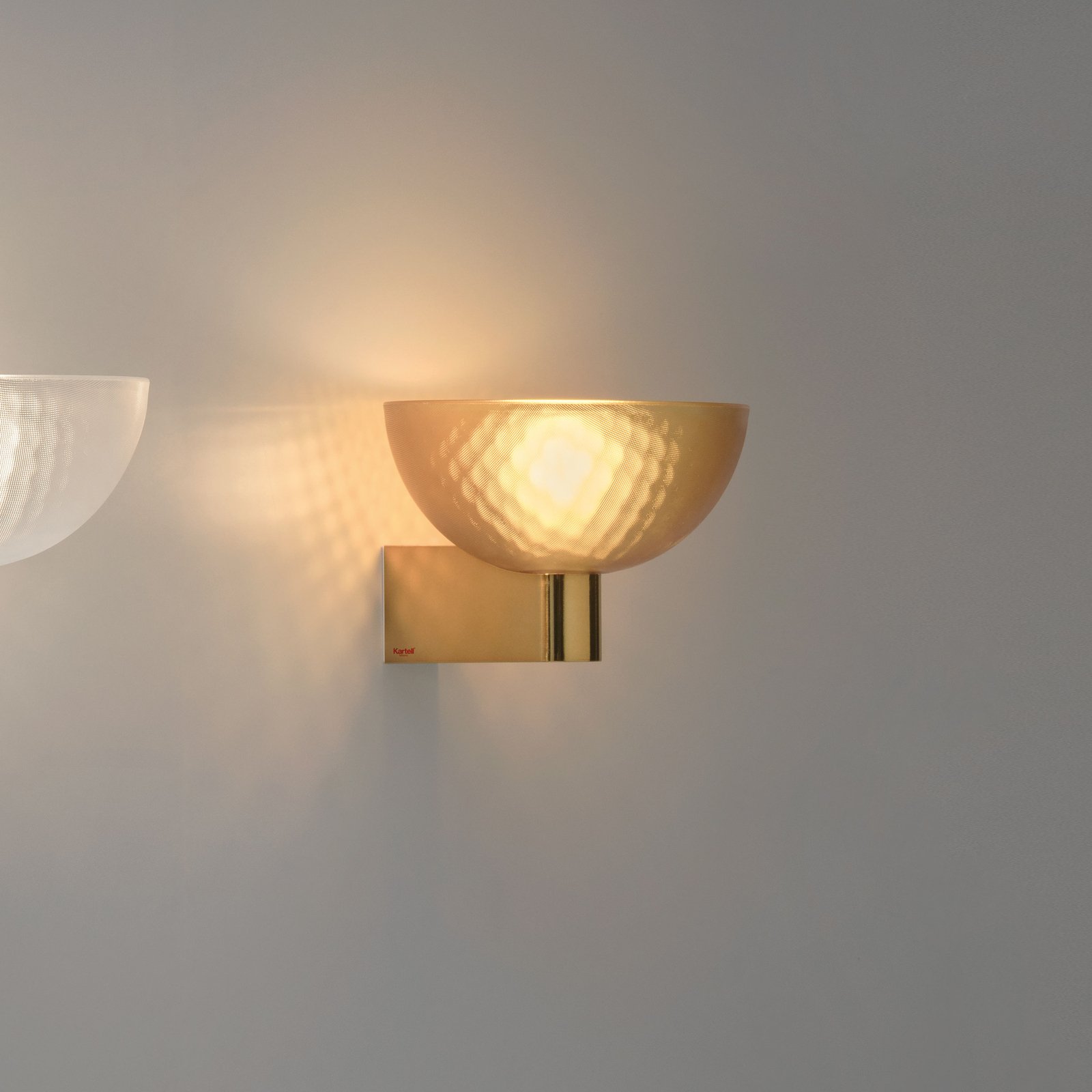 Kartell Fata LED wall light amber