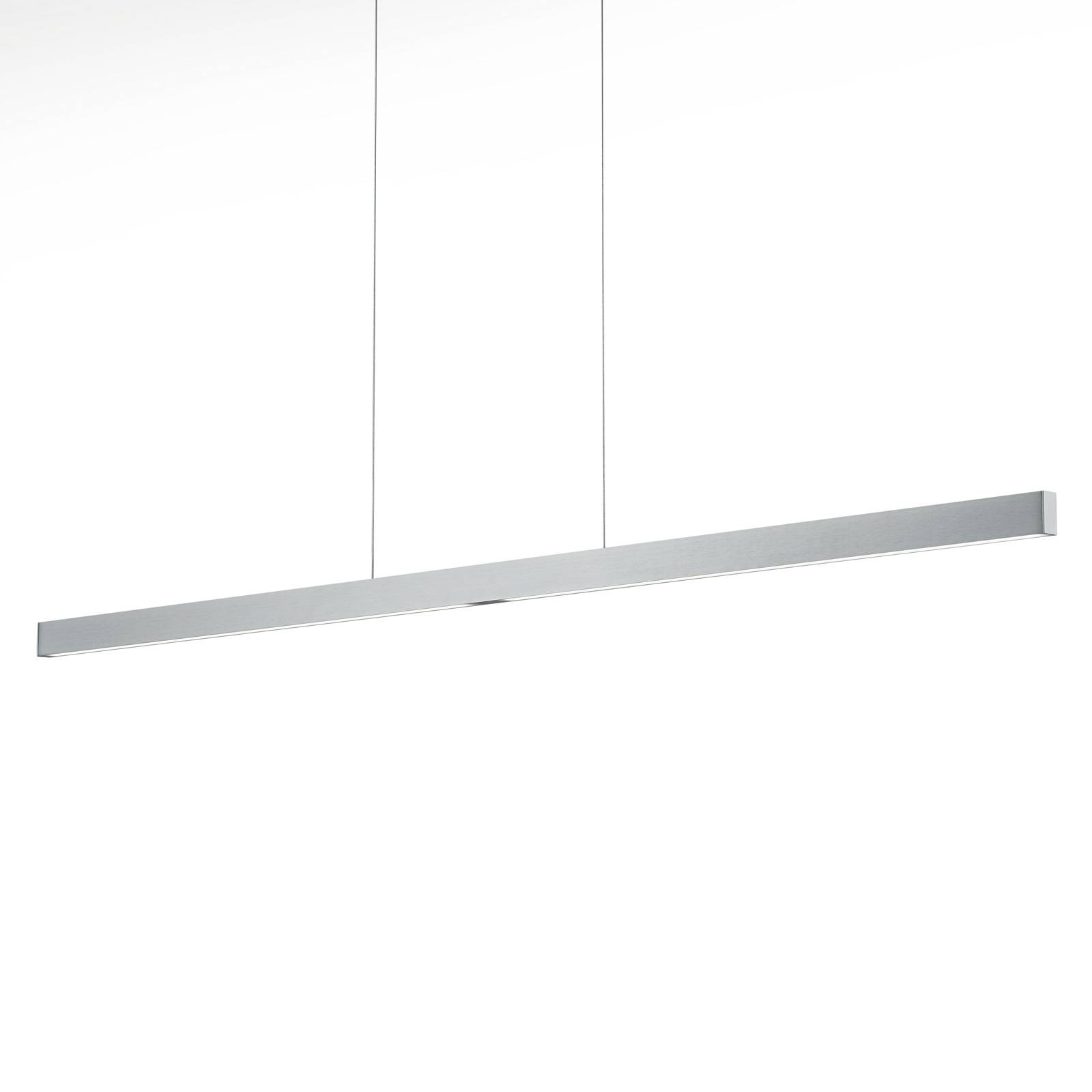 LED-Hängeleuchte Linn-L 128, nickel