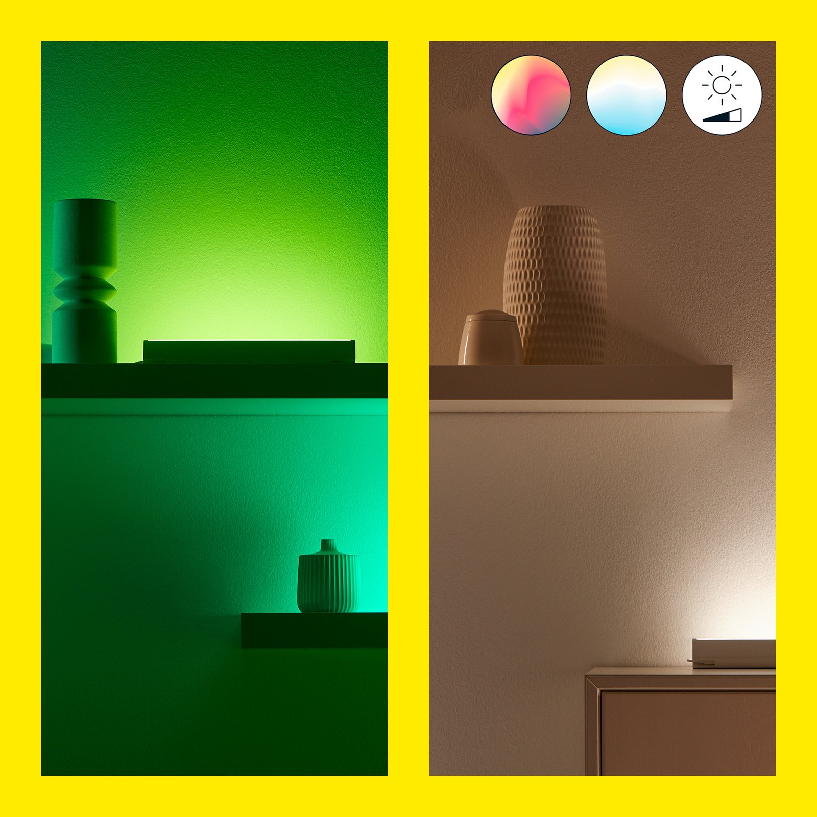 Bar Linear Light Dual Wi-Fi White - WiZ