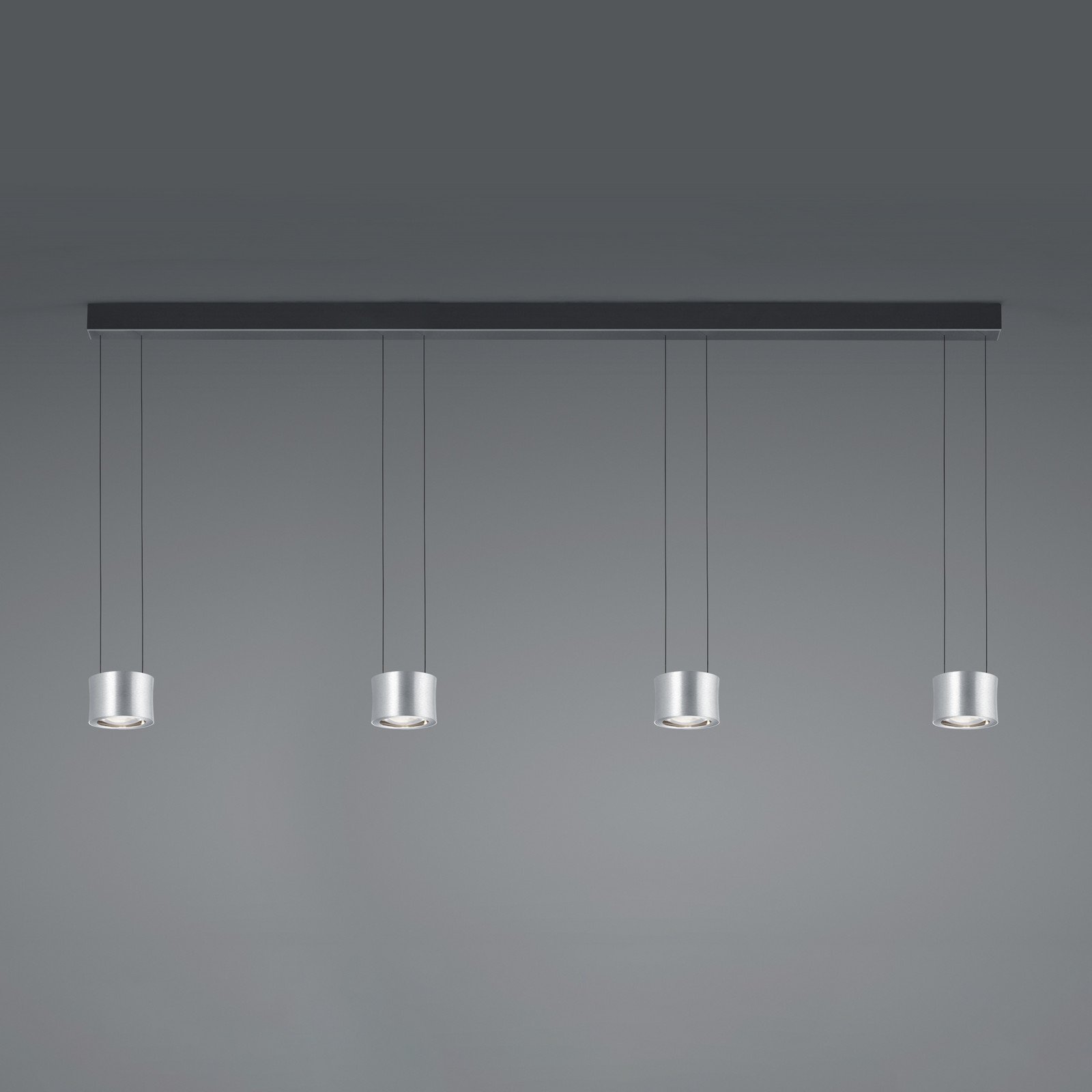 BANKAMP Impulse Flex suspendată LED 4becuri nichel