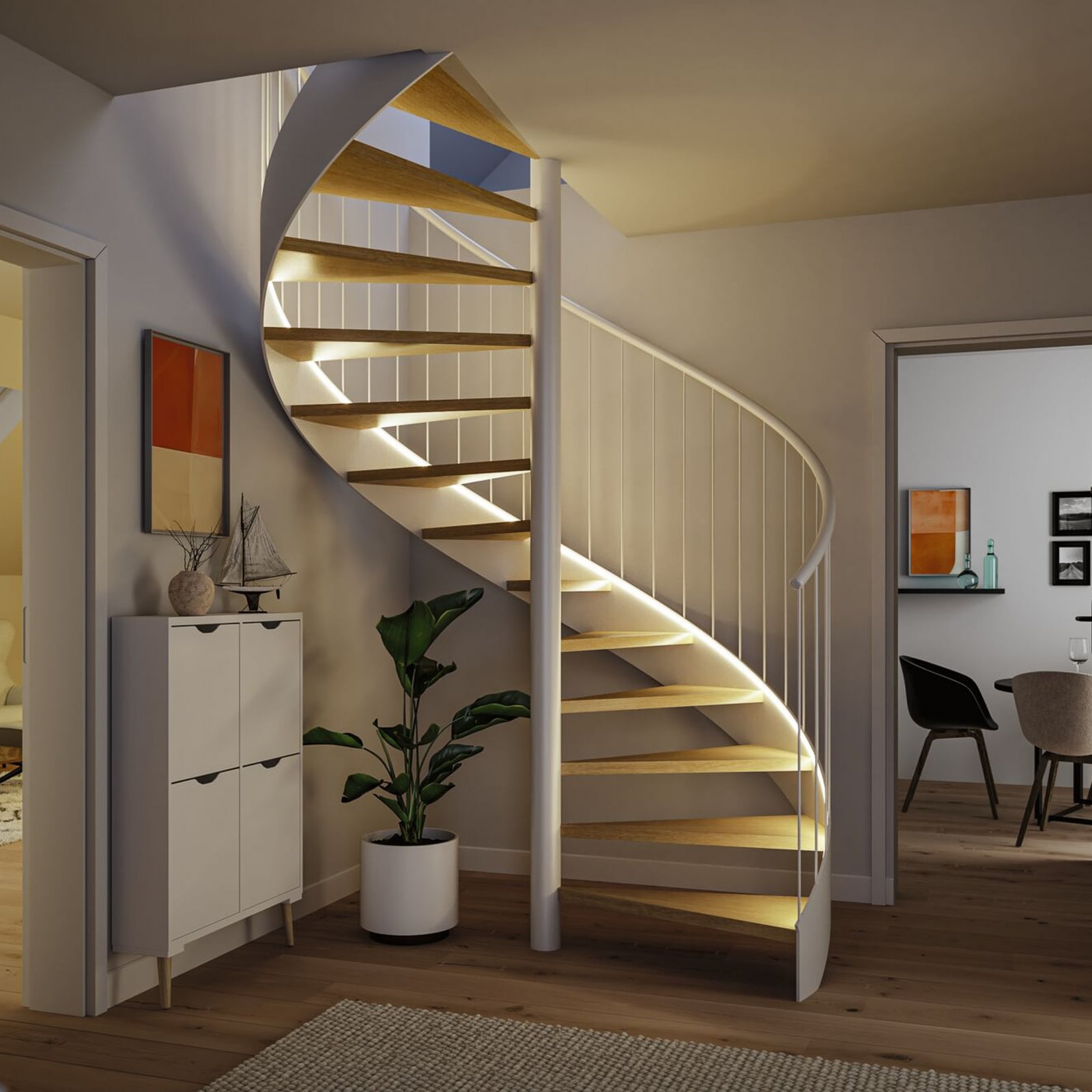 Paulmann MaxLED-stripe-sensorsett Stair 5 m, 3 000 K Paulmann MaxLED-stripe-sensorsett Stair 5 m, 3 000 K