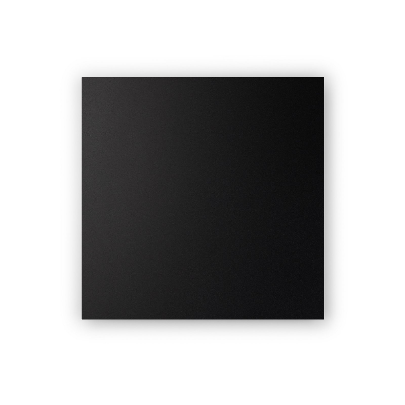 LED-Wandleuchte BLADE Q, schwarz, 44 x 44 cm, Metall dimmbar