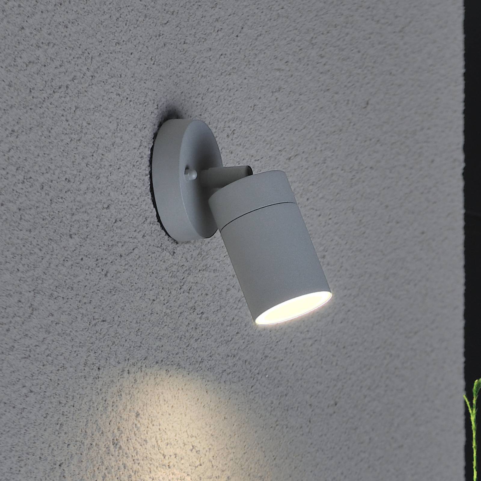 Zdjęcia - Naświetlacz LED / lampa zewnętrzna Konstsmide Zewnętrzna lampa ścienna New Modena, szary