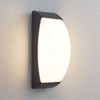 Vonkajšie nástenné LED svetlo Alexey tmavosivé