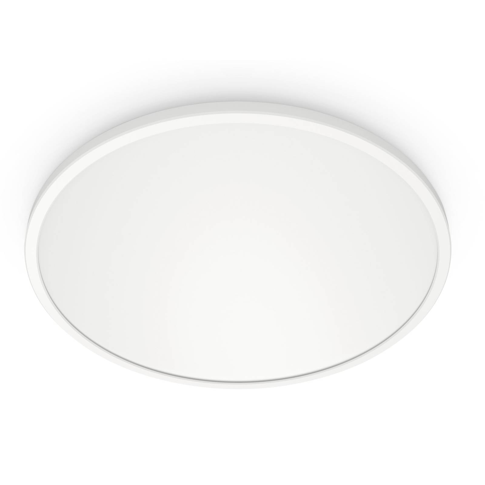 WiZ SuperSlim LED-Deckenleuchte CCT Ø29cm weiß