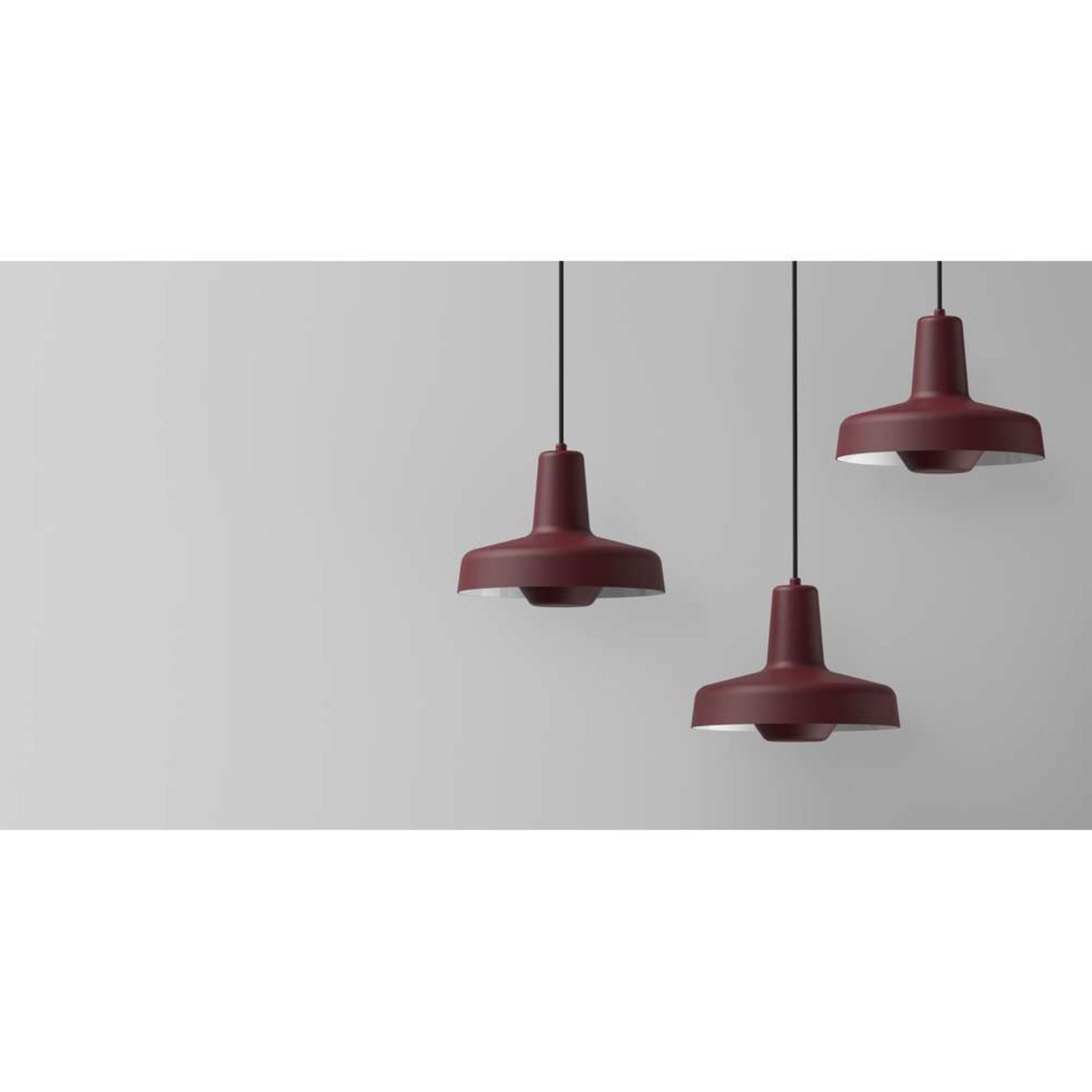 Arigato Pendel Red GRUPA - Køkken - Vintage - Aluminium billede