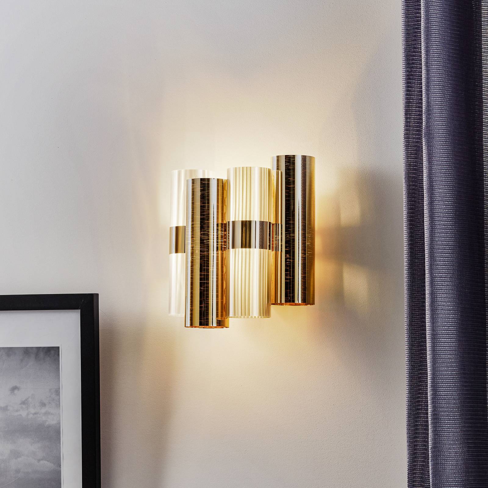 Slamp La Lollo Wandleuchte, goldfarben günstig online kaufen