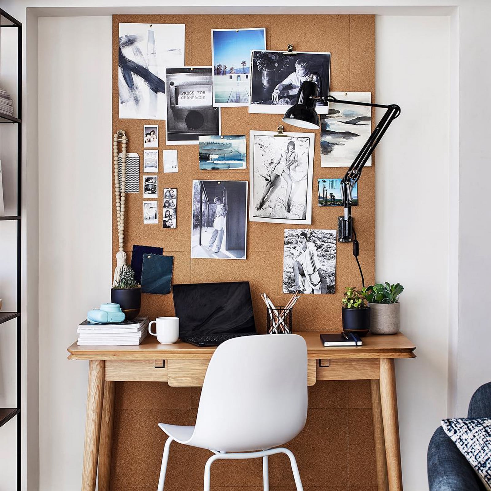 Original 1227 Wandlampe, schwarz, verstellbar Anglepoise - Arbeitszimmer / Büro - Design - Metall - Einflammig