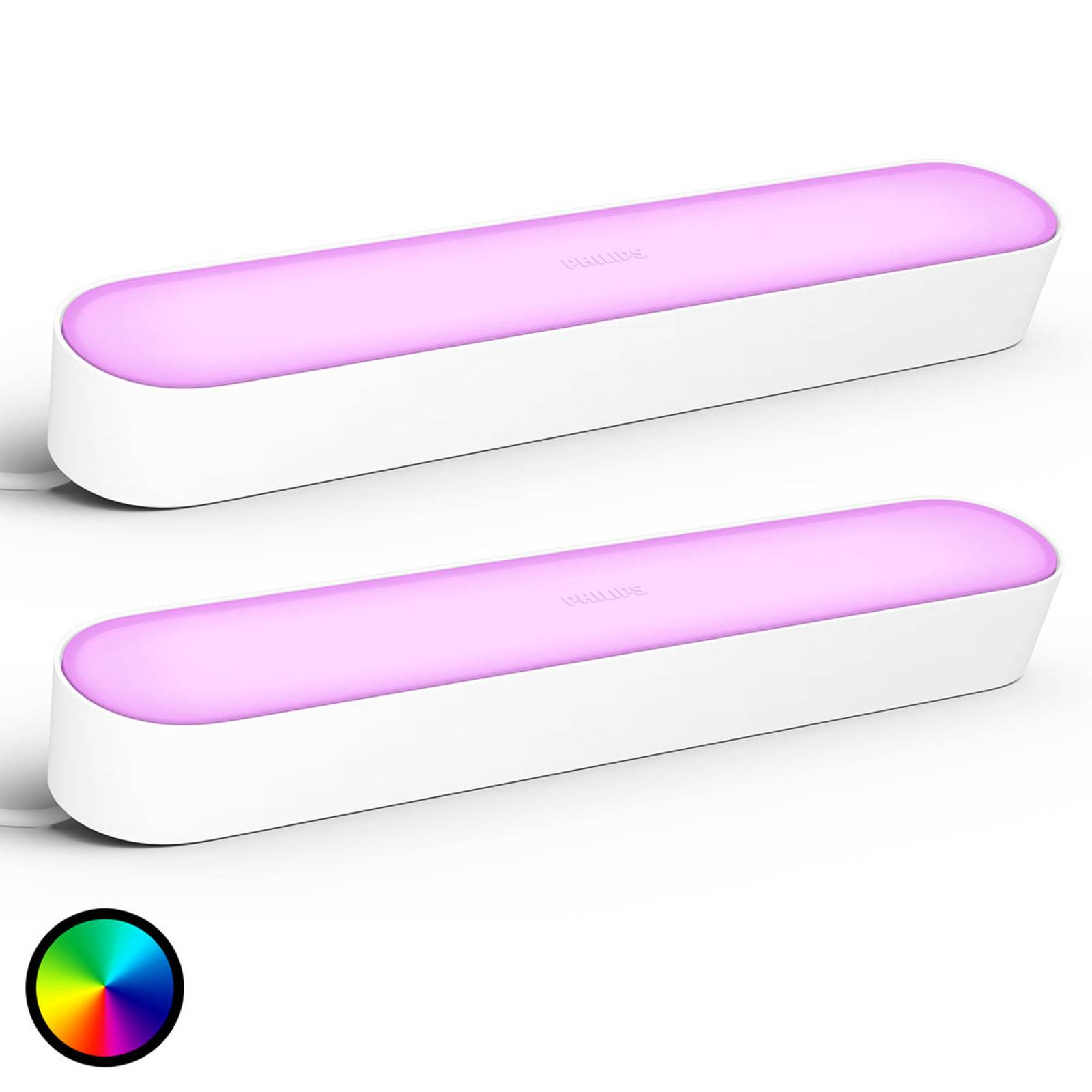 Image of Philips Hue Play Lightbar double pack, blanc 8718696170793