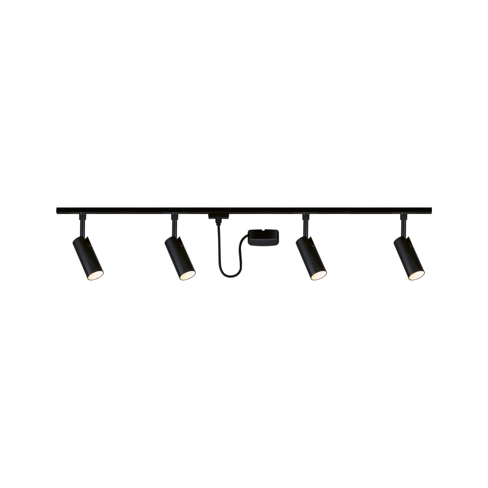 Kit de inicio Paulmann URail Tubo, negro, alimentación por cable CCT
