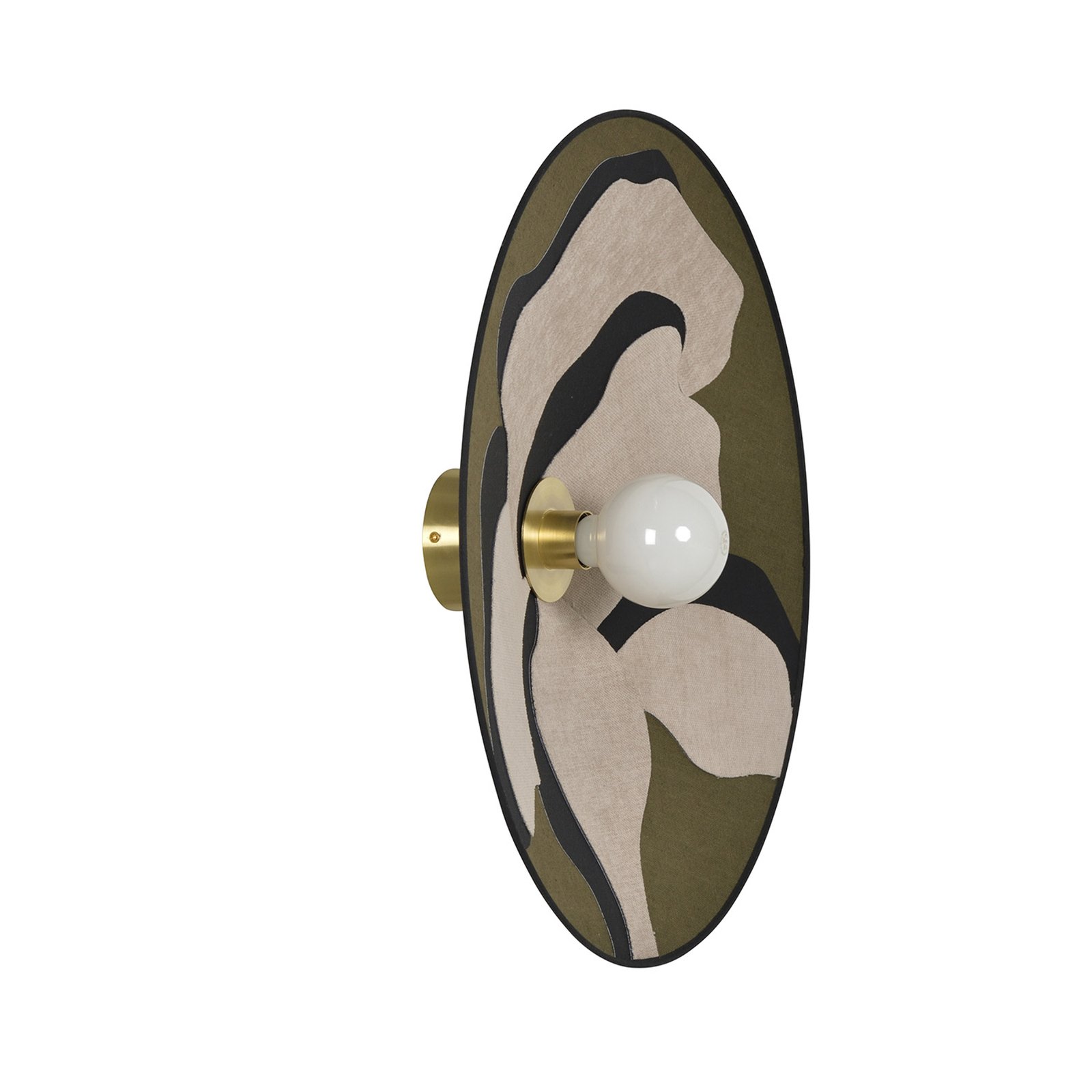 Sonia Laudet Wandlampe Ø 60 cm khaki - MARKET SET Sonia Laudet Wandlampe Ø 60 cm khaki - MARKET SET