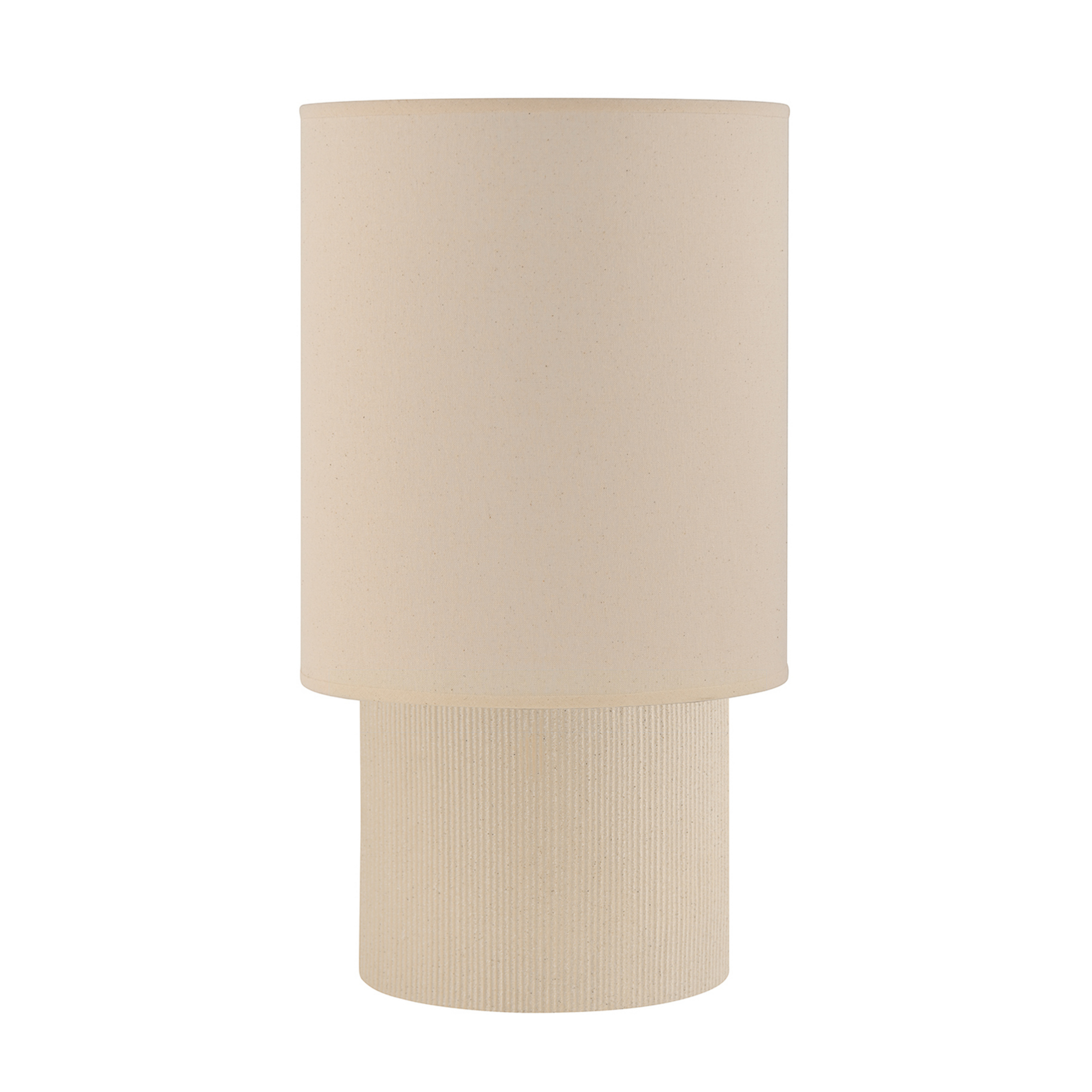 Lampada da tavolo Rhodes avorio/beige, altezza 51 cm - COREP SAS