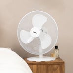 Beli namizni ventilator VE-5727 s 3 nastavitvami