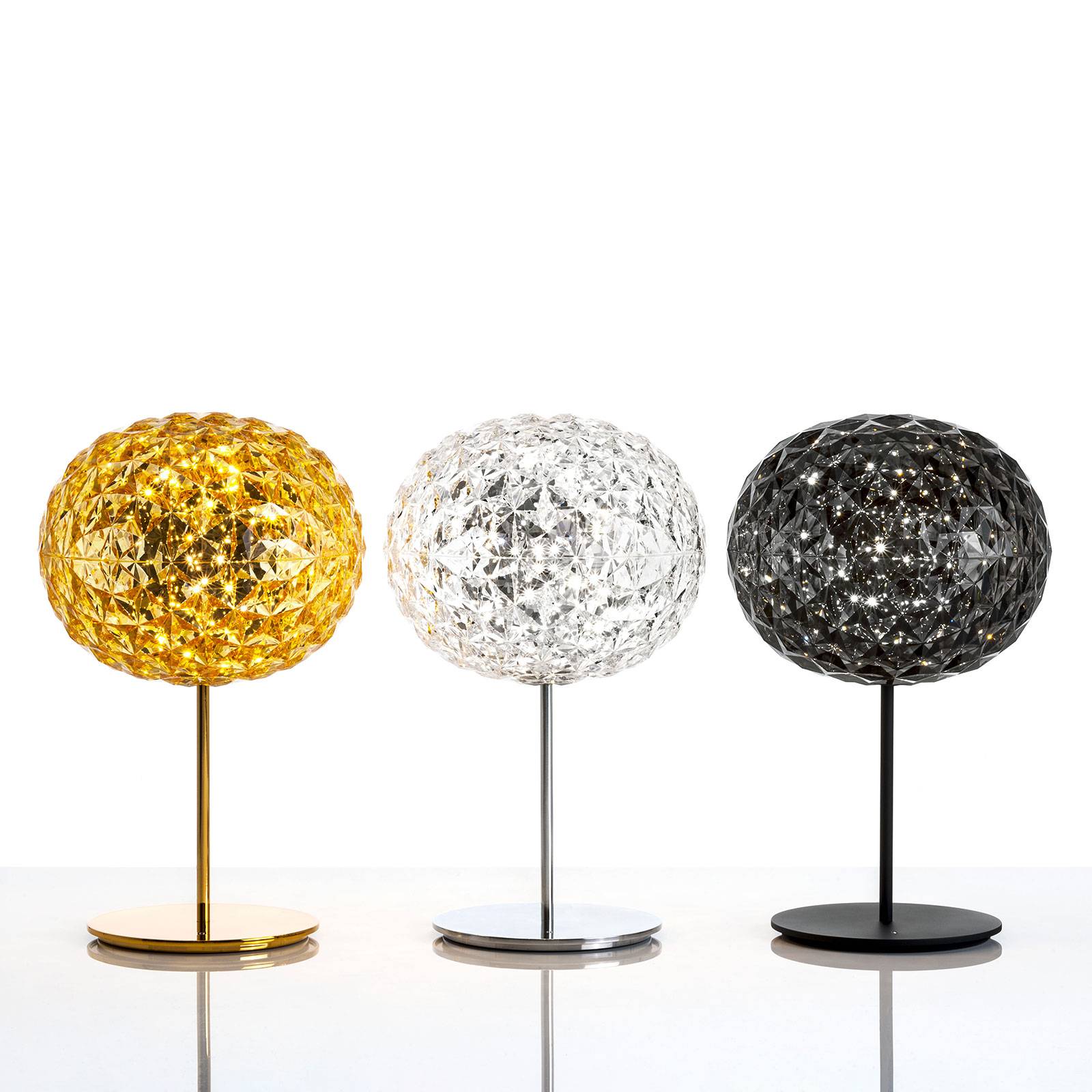 Kartell Planet lampa stołowa, stopa, przezroczysta