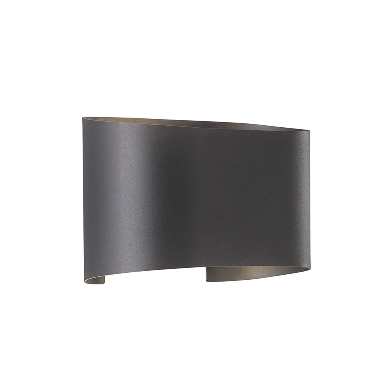 LED-Wandleuchte Wall, zweiflammig, rund