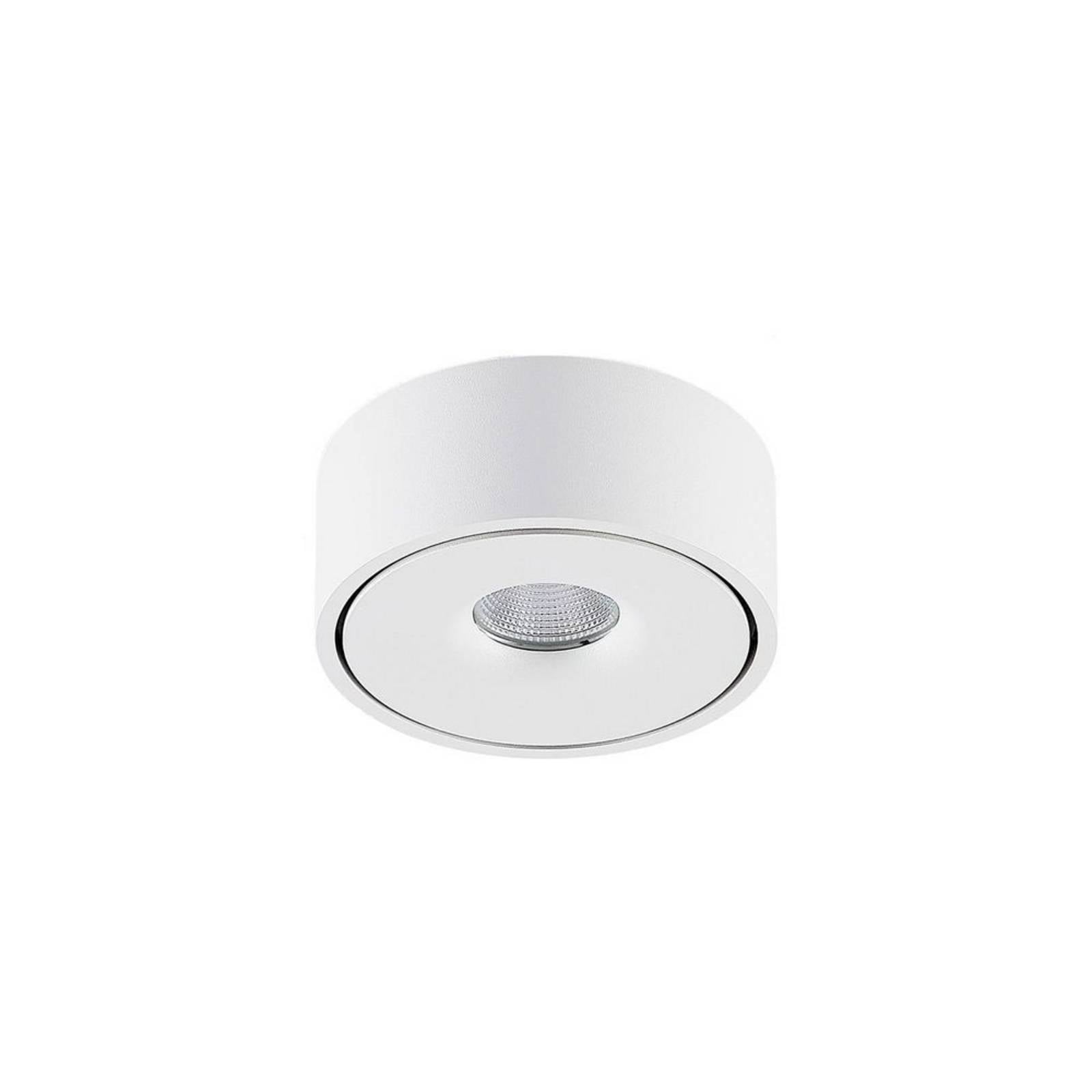Lampa sufitowa LED Arcchio Rotari, biała, oświetlenie skierowane w górę i w