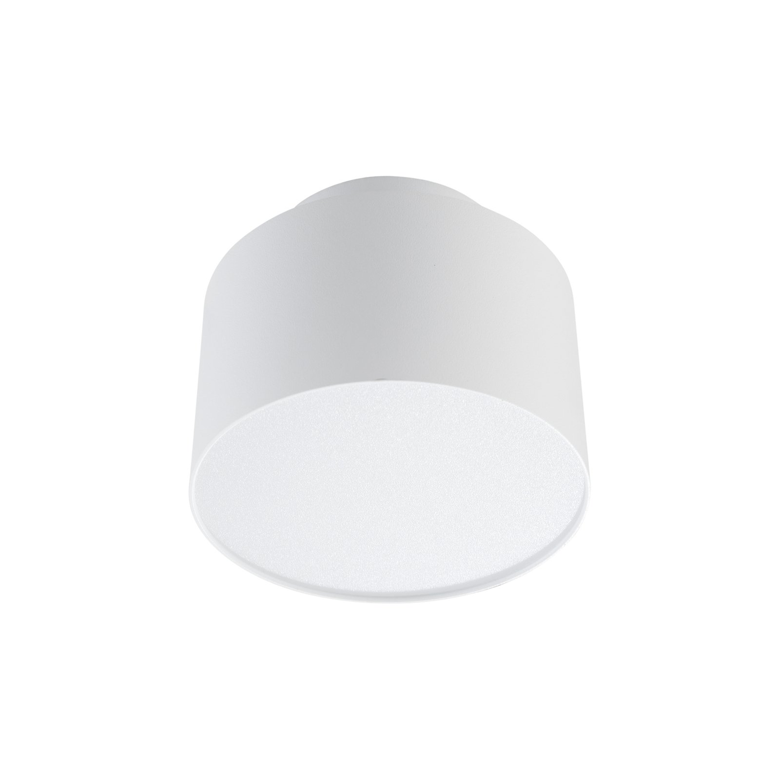Lindby LED spotlight Nivoria, 11 x 8.8 cm, sand white, aluminium