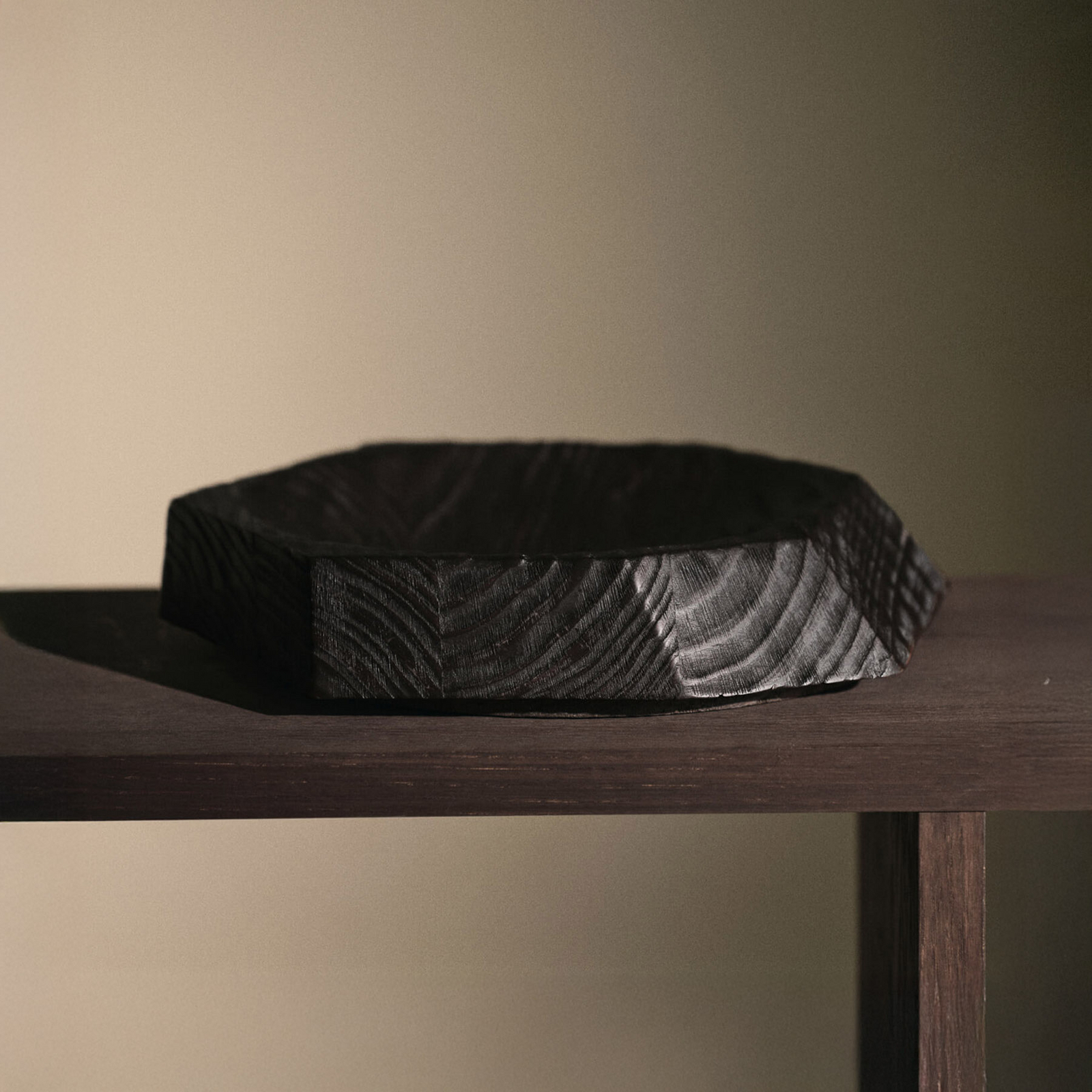 Koh Schale, dunkelbraun, Ø 35 cm, Kiefernholz - ferm LIVING