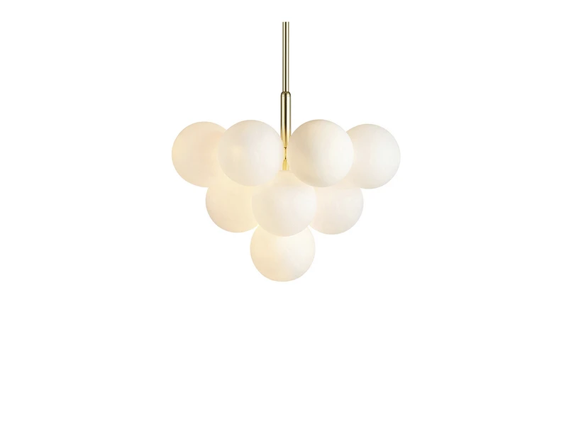 Markslöjd - Merlot 13 Pendant Brass/White