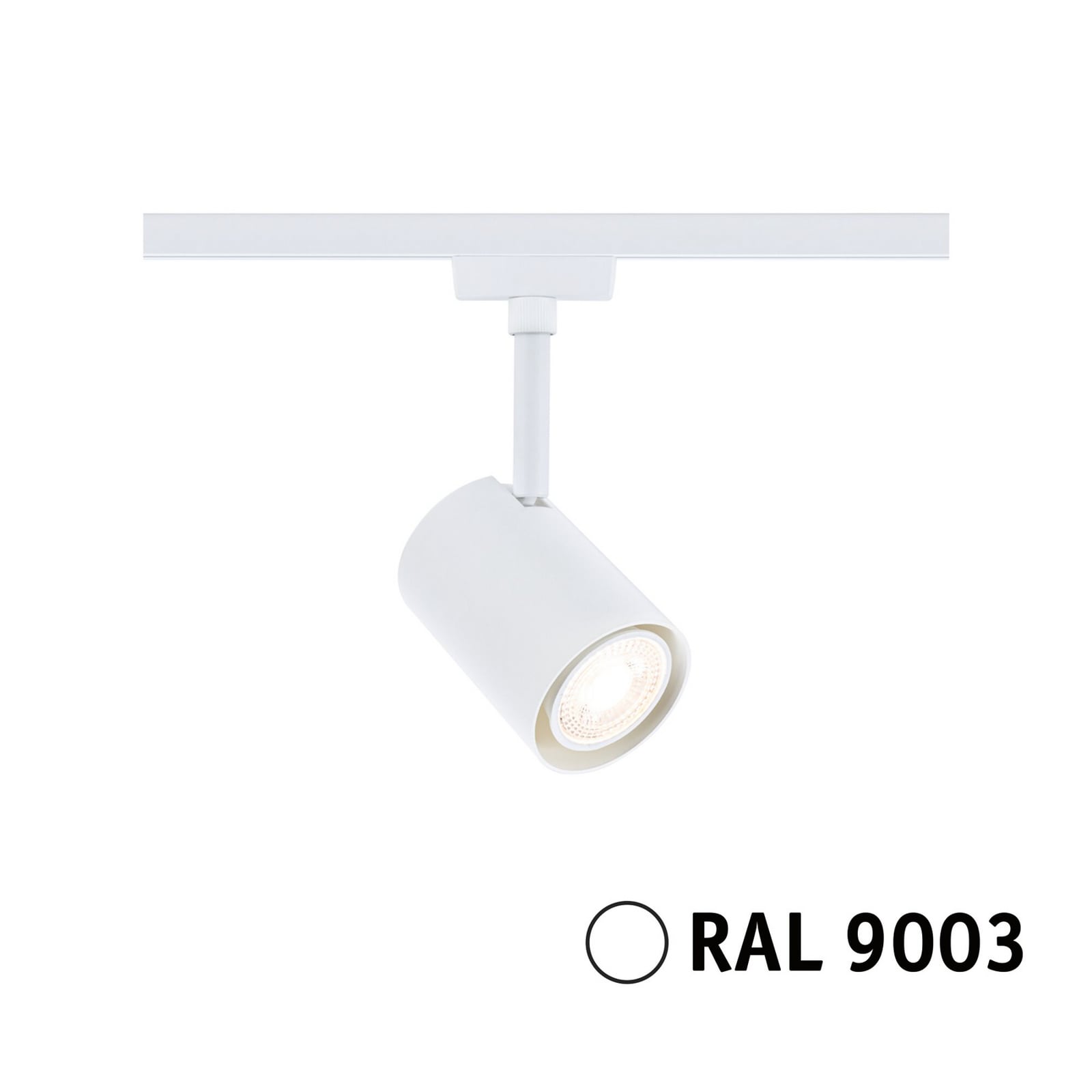 Paulmann URail Σποτ σιδηροτροχιάς Luxe, λευκό, GU10, ρυθμιζόμενο