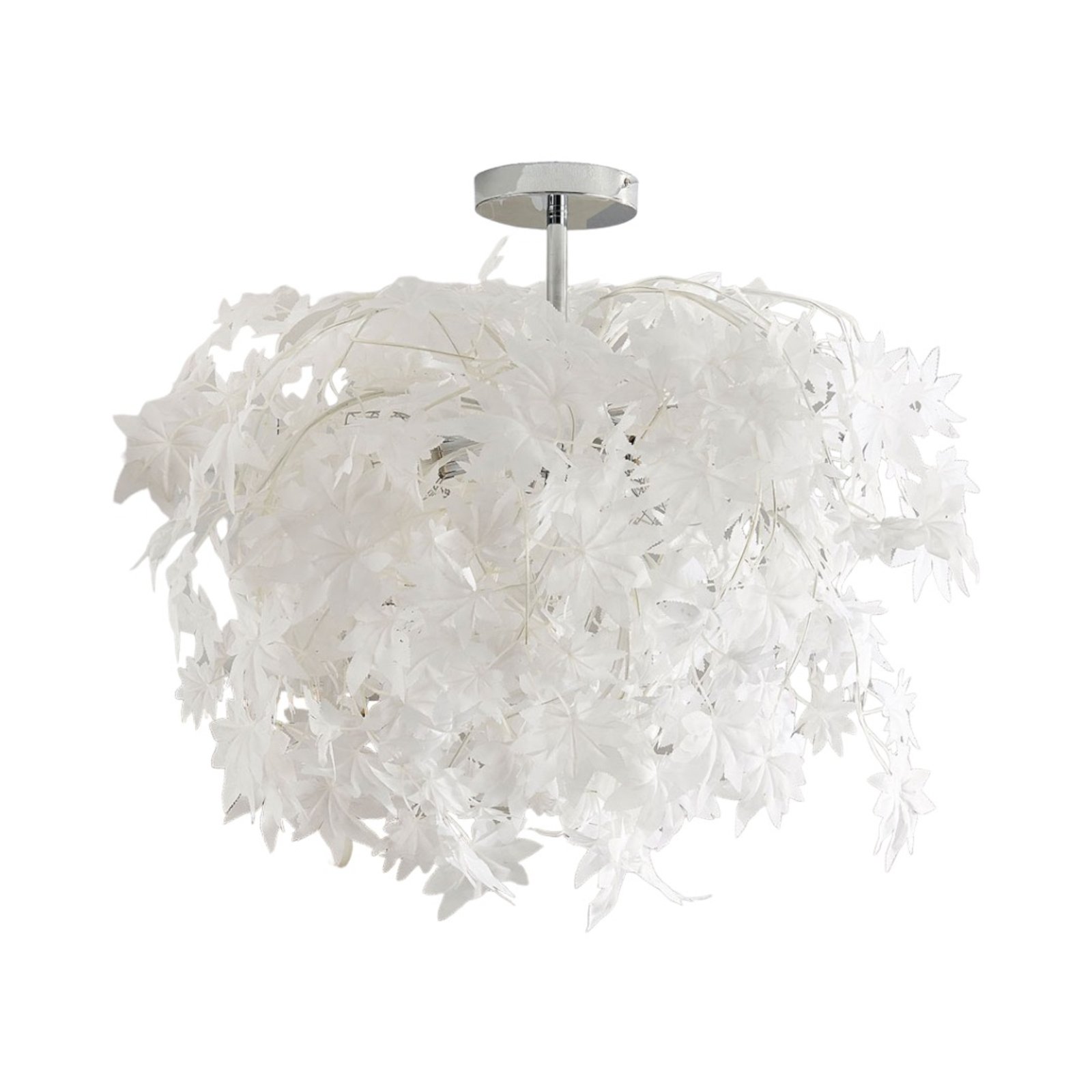 Enchanting ceiling lamp Maple with leaves
