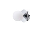 Art Deco Wall/Ceiling Lamp IP44 Chrome/White - Globen Lighting