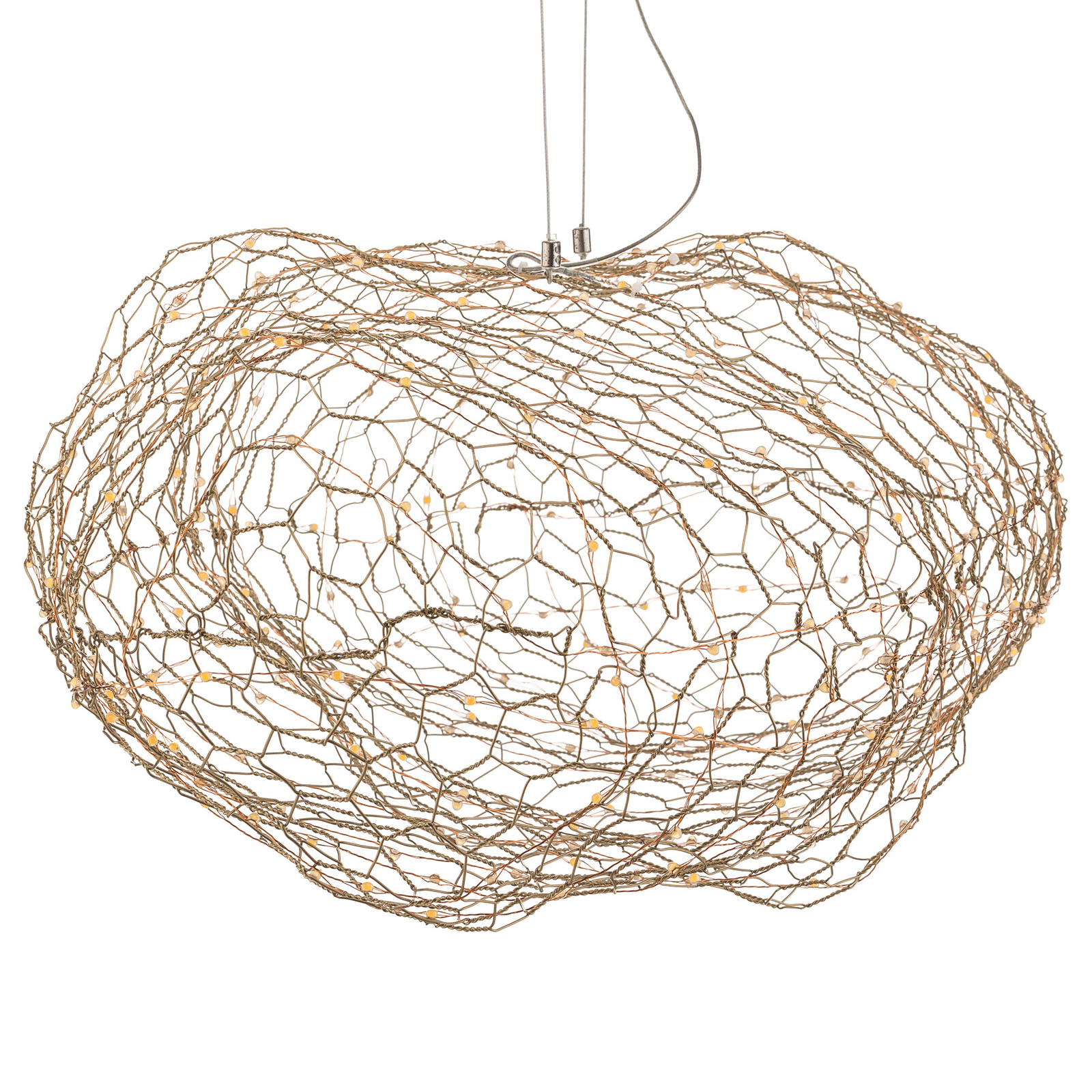 Hayden LED Pendant L75 Gold - By Rydéns