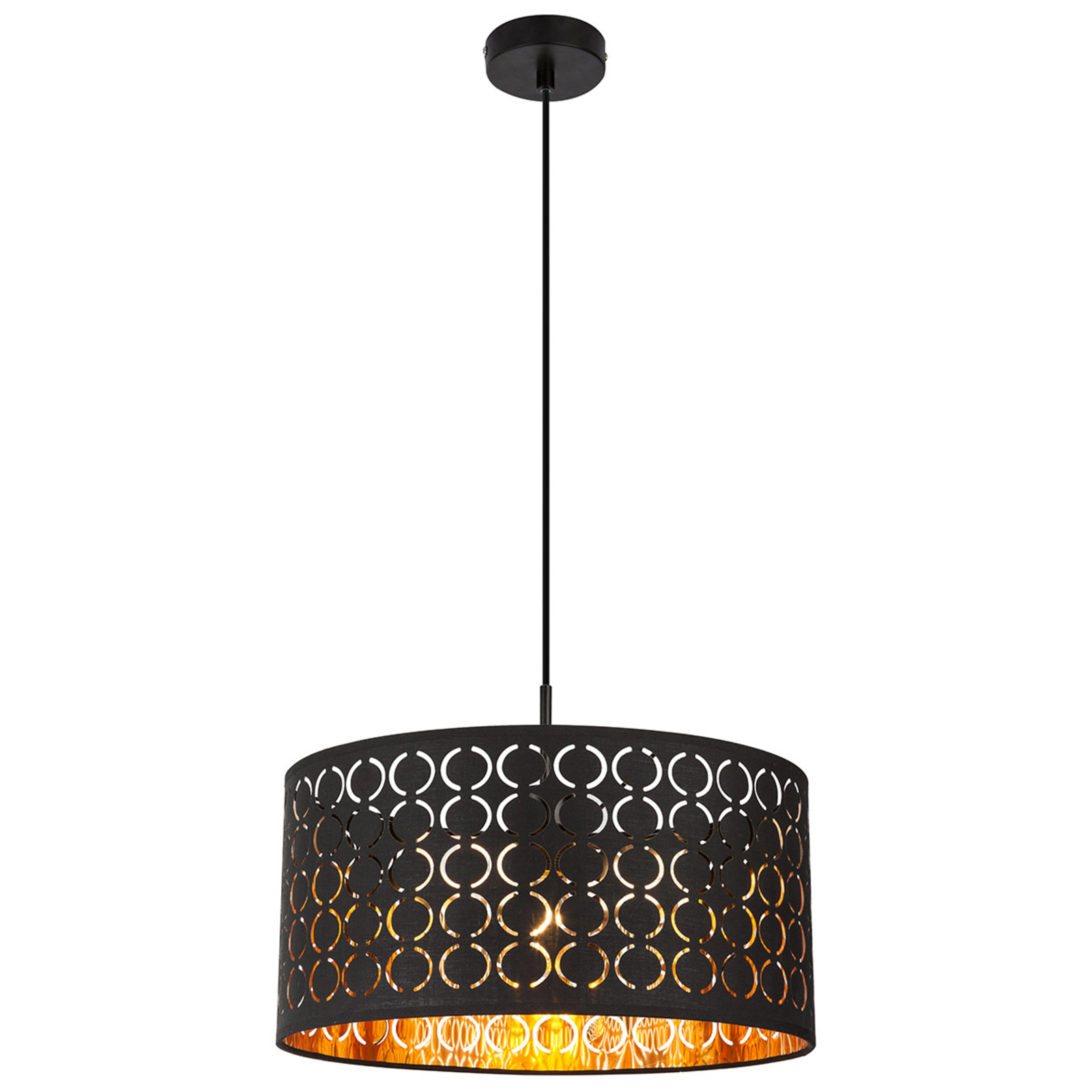Harald hanging light in an Oriental style black