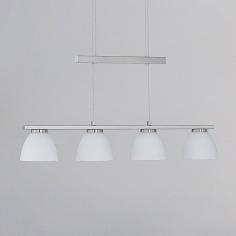 Dimbar hengelampe Ava med LED-lys, 4 lys