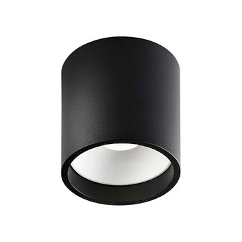 Solo 1 Plafonnier Rond 6W 3000K Noir/White - LIGHT-POINT