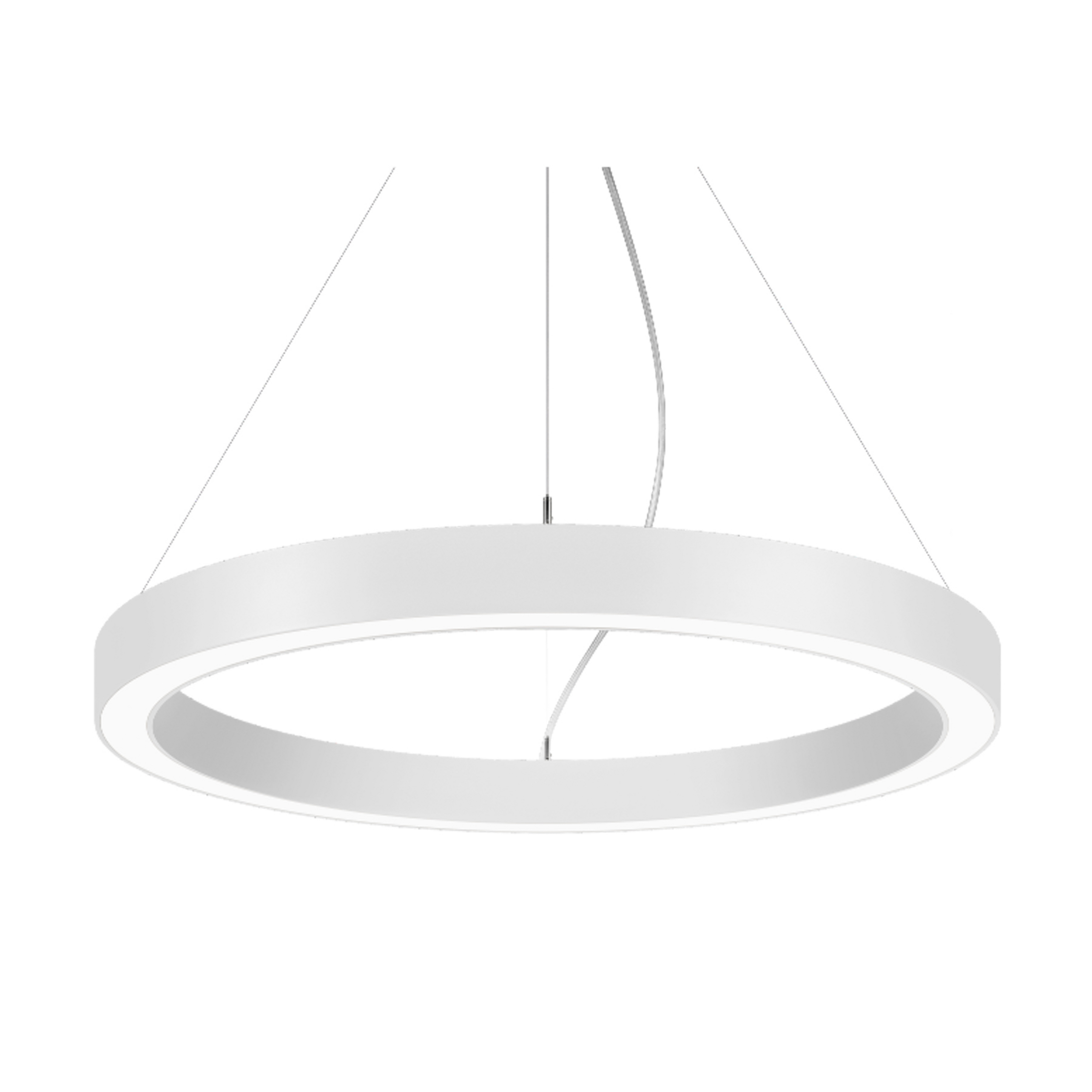 BRUMBERG Biro Circle Ring10 Ø 45 cm ylös/alas DALI CCT valkoinen