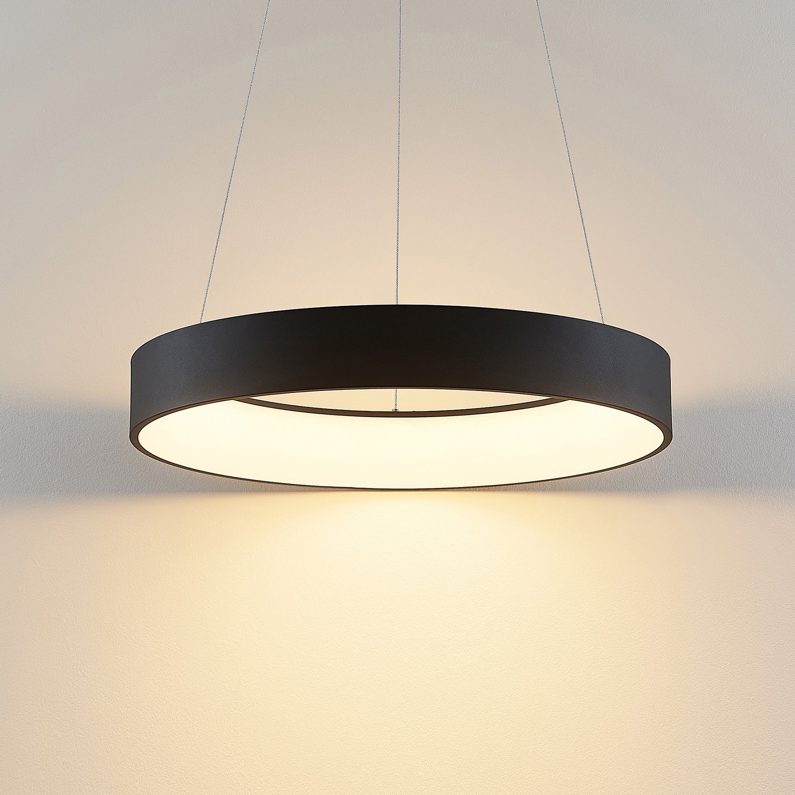Arcchio Aleksi -LED-riippuvalaisin, Ø 60 cm pyöreä