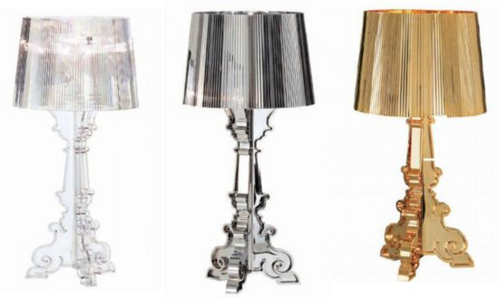 Bourgie Stolová Lampa White/Gold - Kartell