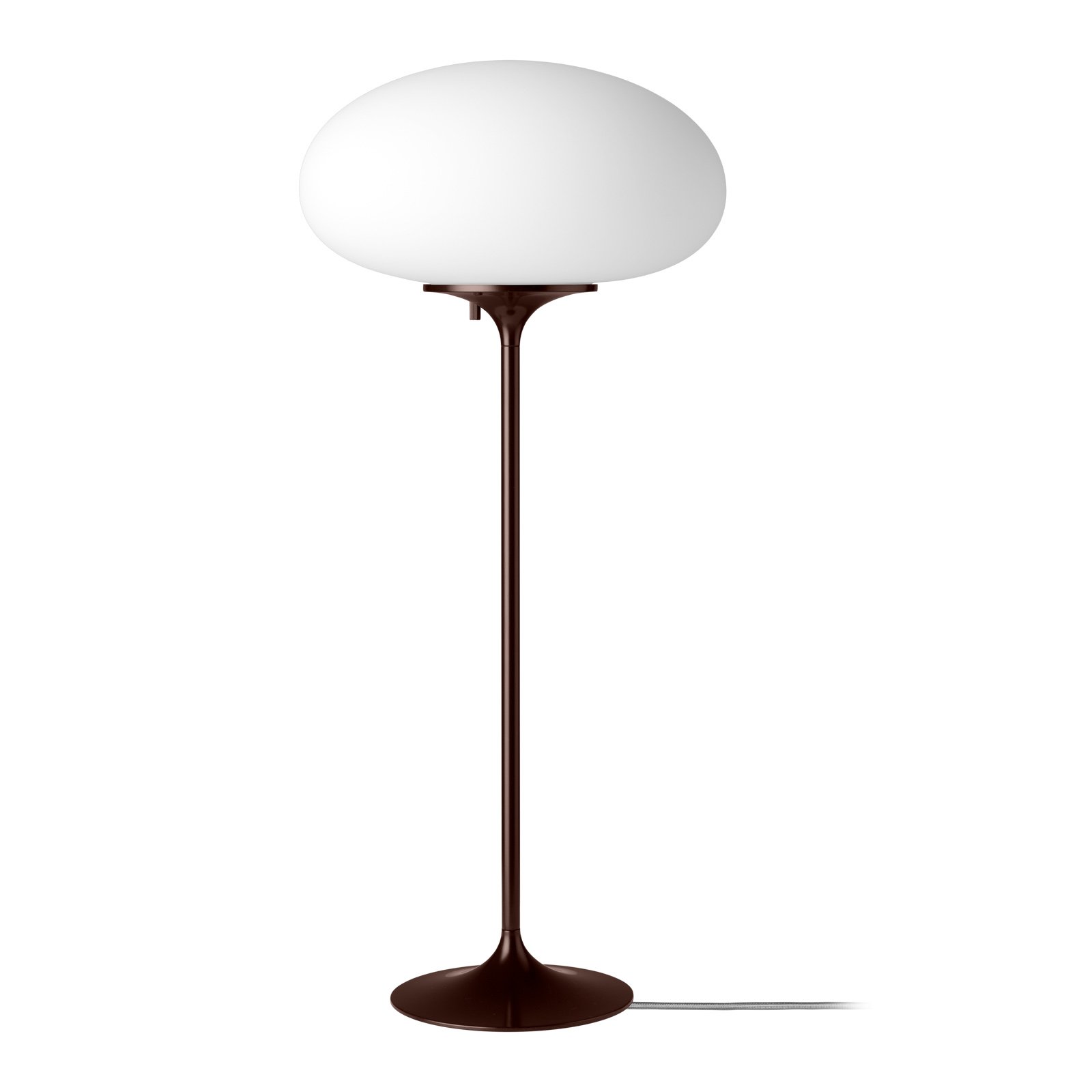 GUBI Stemlite tafellamp, zwart-rood, 70 cm