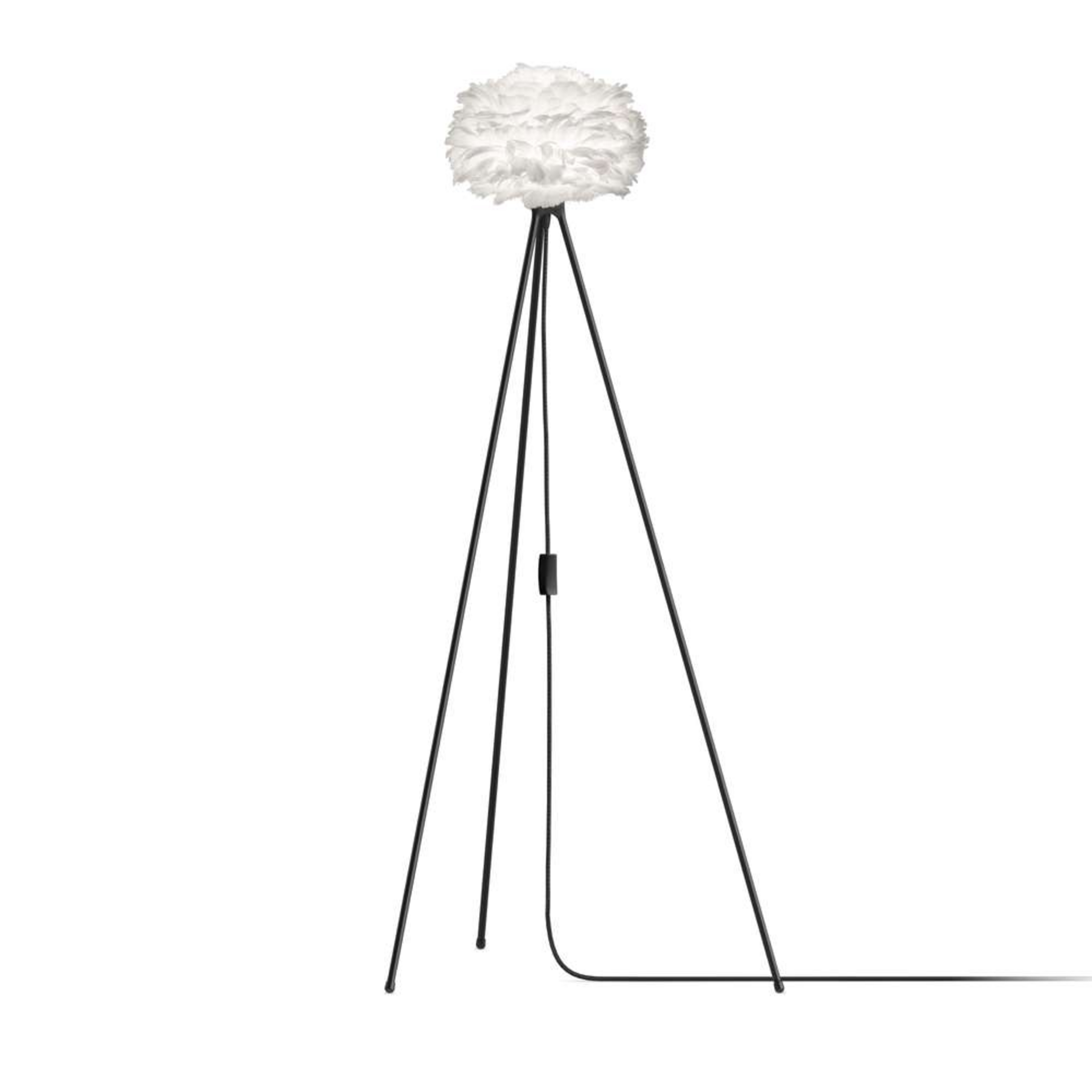 Eos Lampadaire Mini Blanc/Noir - UMAGE