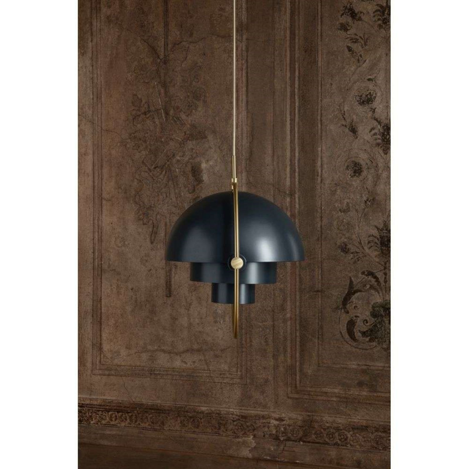 Multi-Lite Candeeiro Suspenso Ø36 Brass/Midnight Blue - GUBI