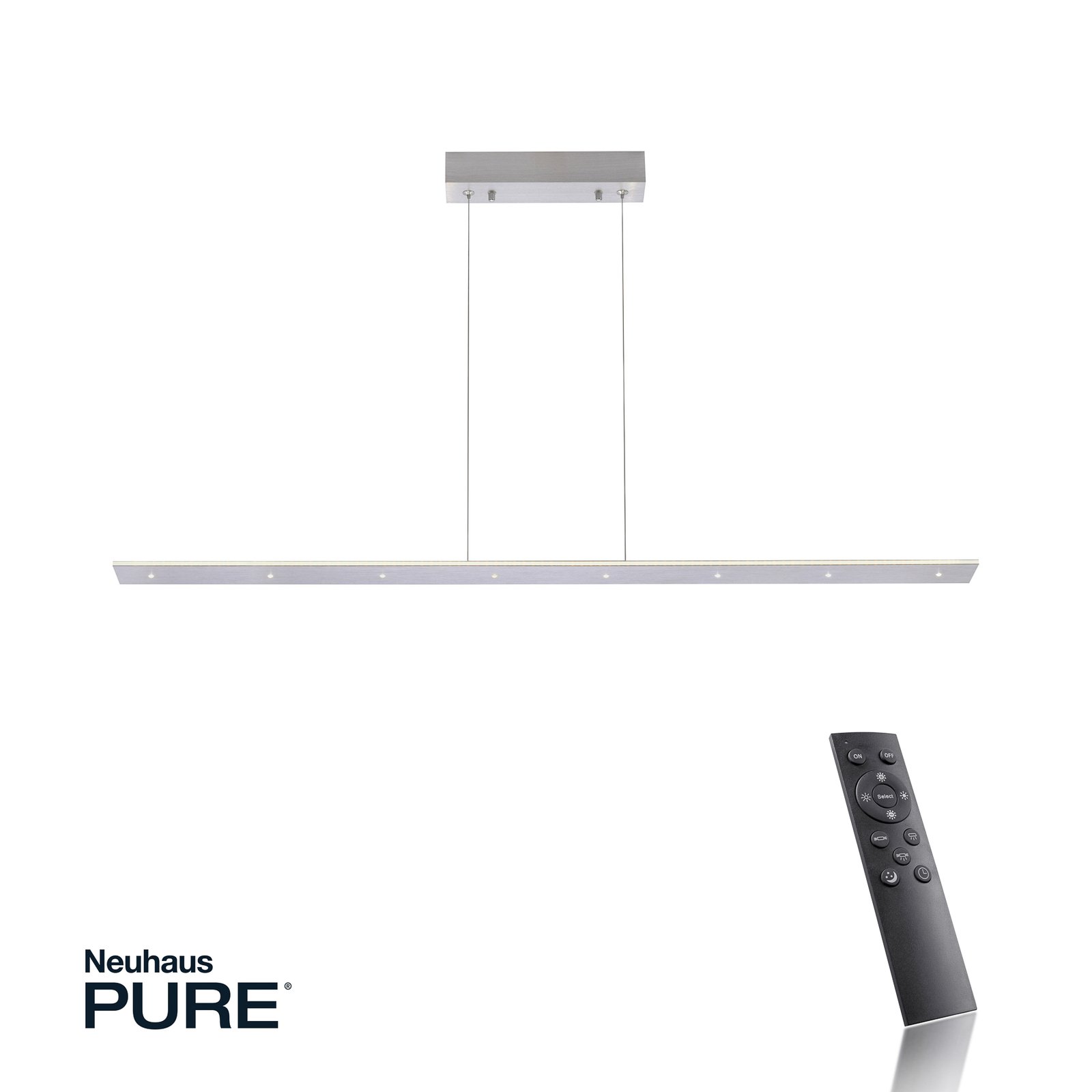 PURE Cosmo LED-Hängeleuchte lang 110cm