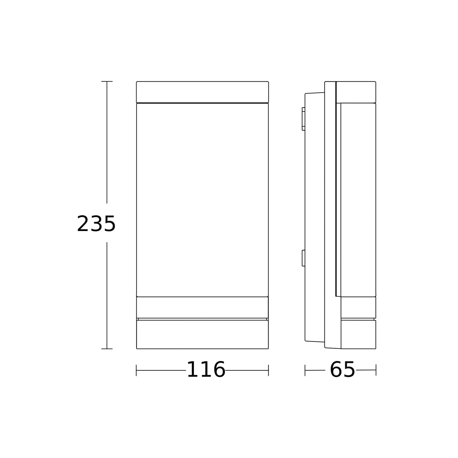 L 271 DIGI C Smart applique da esterno antracite IP44 - STEINEL