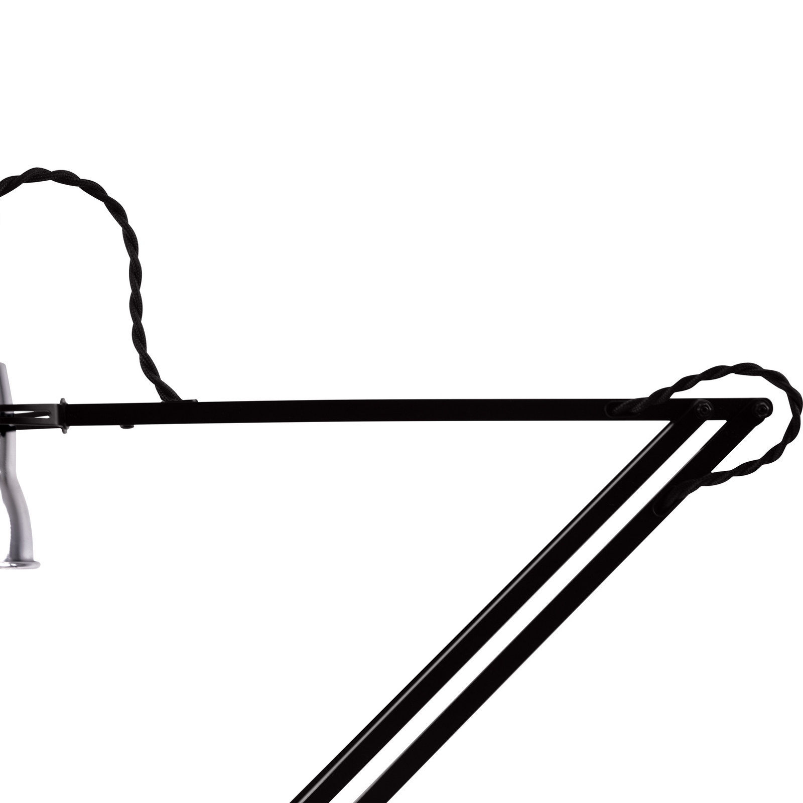 Anglepoise-bureaulamp Original 315, zilver/zwart