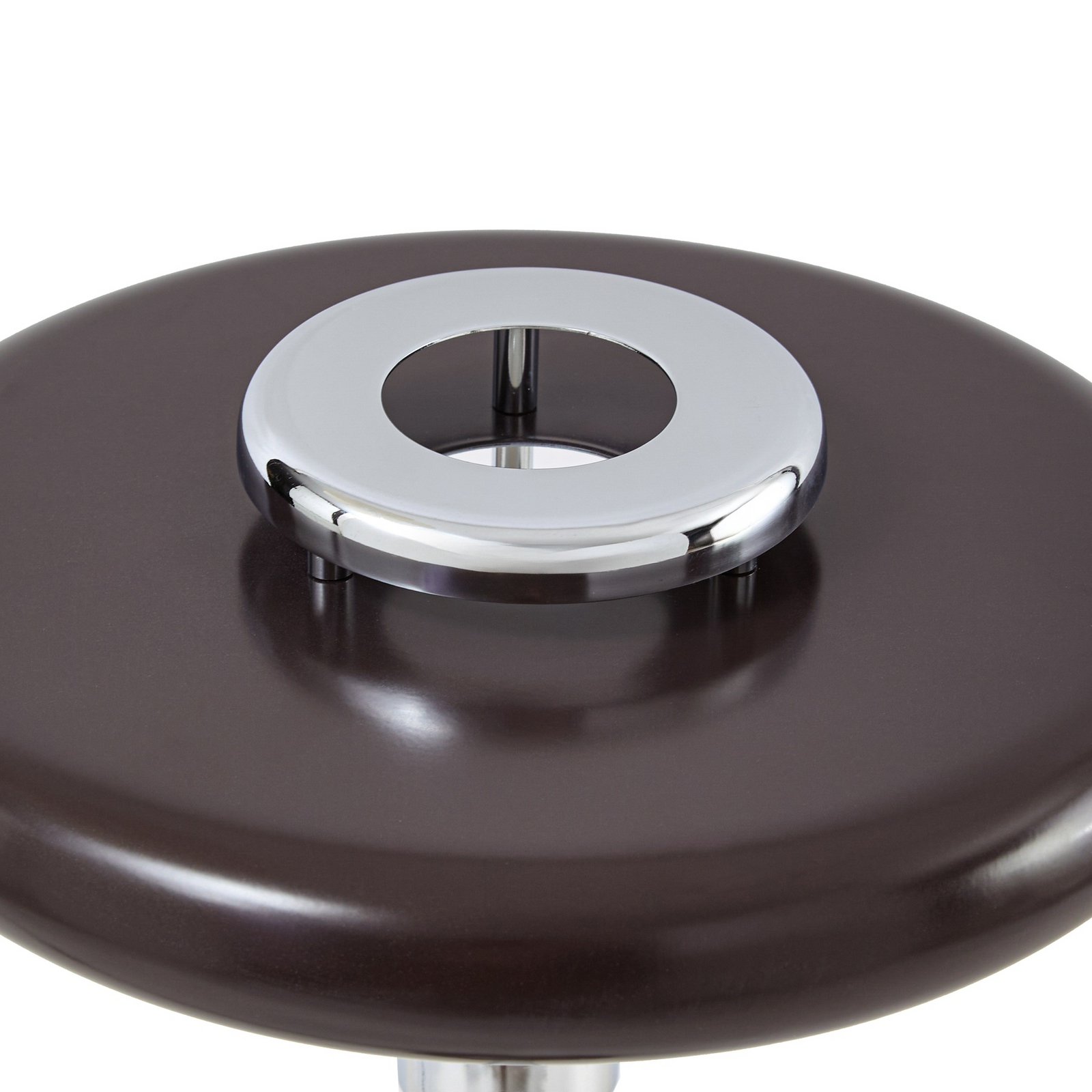 Lampe à poser Lindby Branford, style rétro, marron, verre/marbre