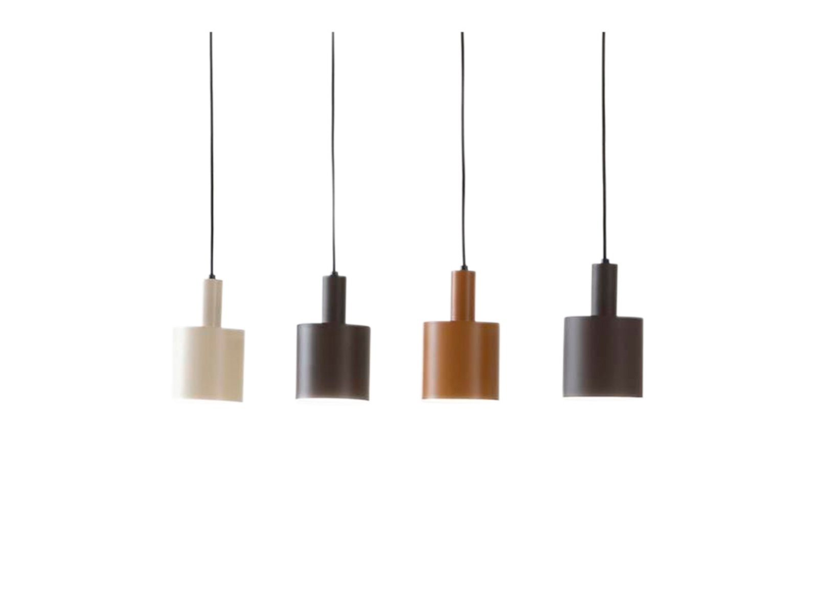 Ovelia 4 Lustră Pendul Black/Brown/Beige - Lindby