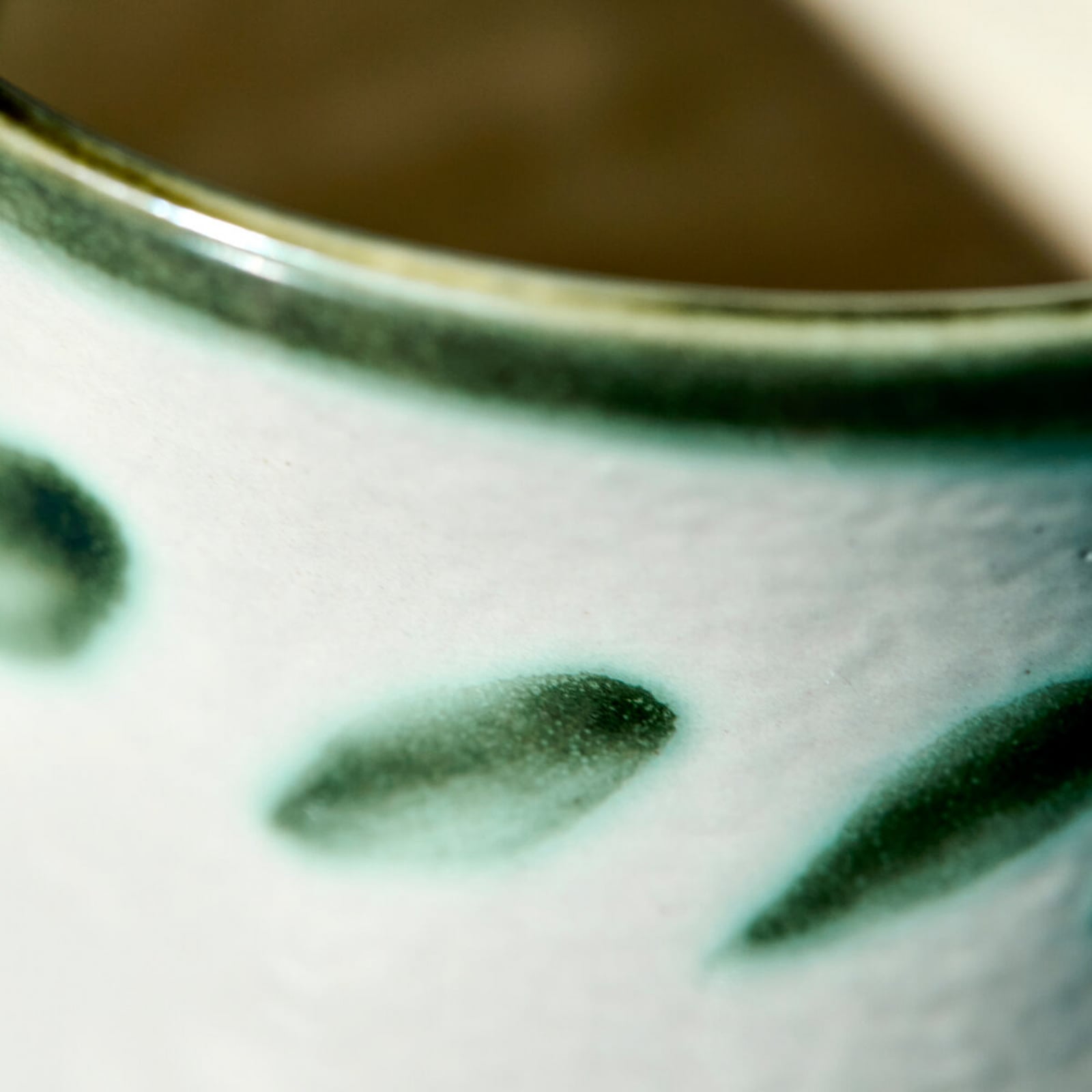 Tazza HDDiva in ceramica bianca/verde, Ø 6 cm, set da 2 - House Doctor