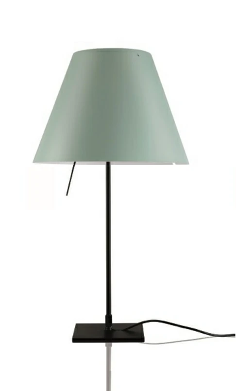 Luceplan - Costanzina Tischleuchte Schwarz/Comfort Green