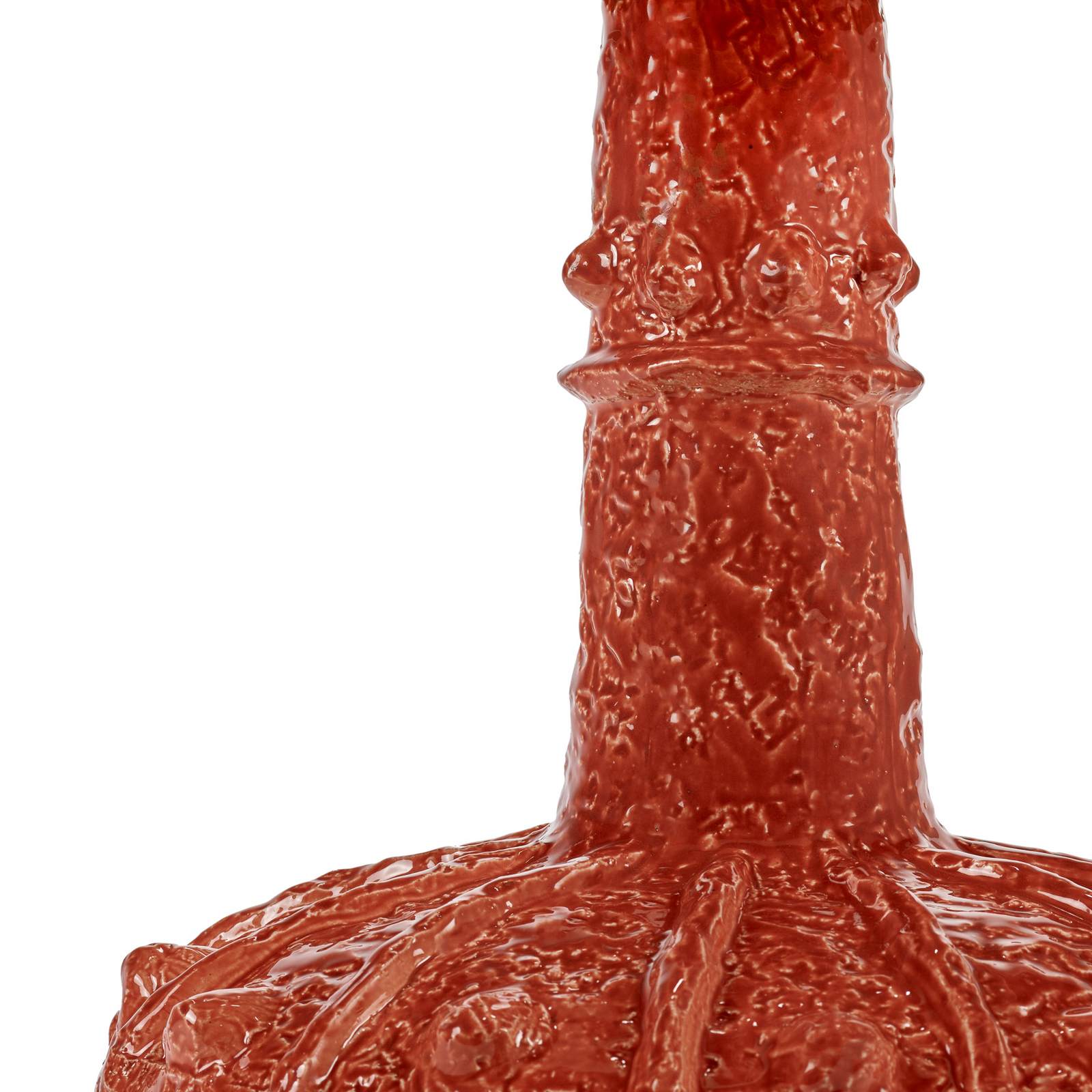 ORANGE GEORGIA bordlampe, steingods, tekstil, høyde 97 cm – Serax