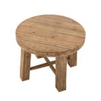 Emmett Couchtisch, Holz, braun, Ø 60 cm - BLOOMINGVILLE